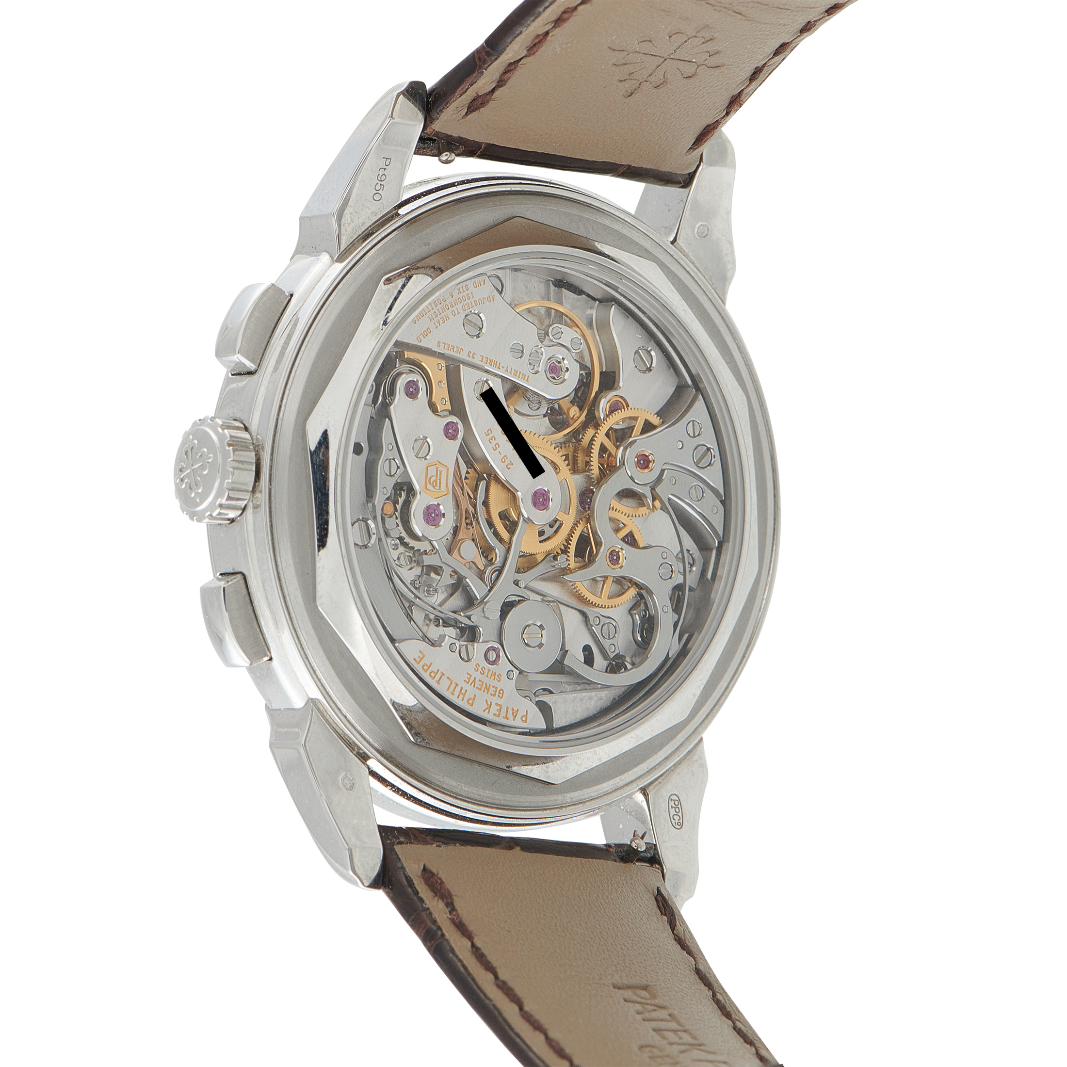 Patek Philippe Grand Complications Perpetual Calendar Chronograph Platinum Watch 5270P-001 - Image 3