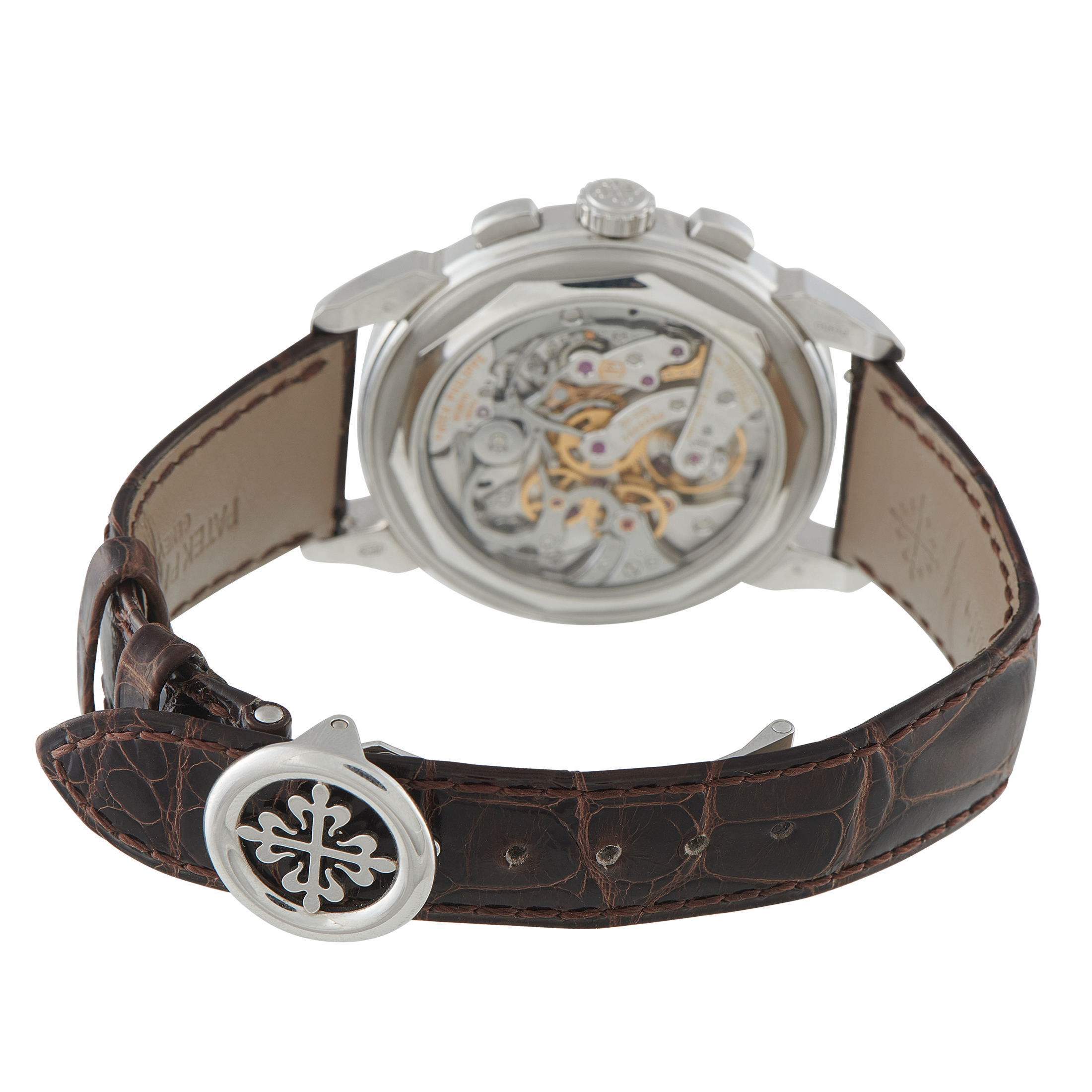 Patek Philippe Grand Complications Perpetual Calendar Chronograph Platinum Watch 5270P-001 - Image 4