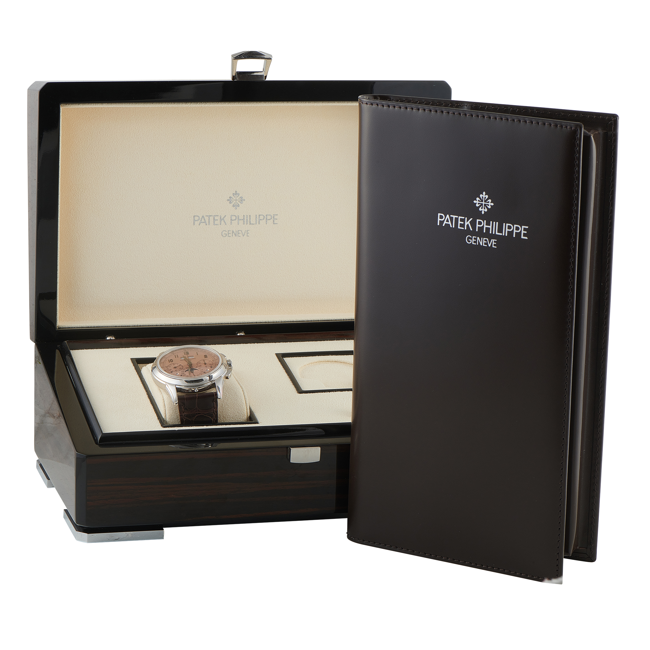 Patek Philippe Grand Complications Perpetual Calendar Chronograph Platinum Watch 5270P-001 - Image 5