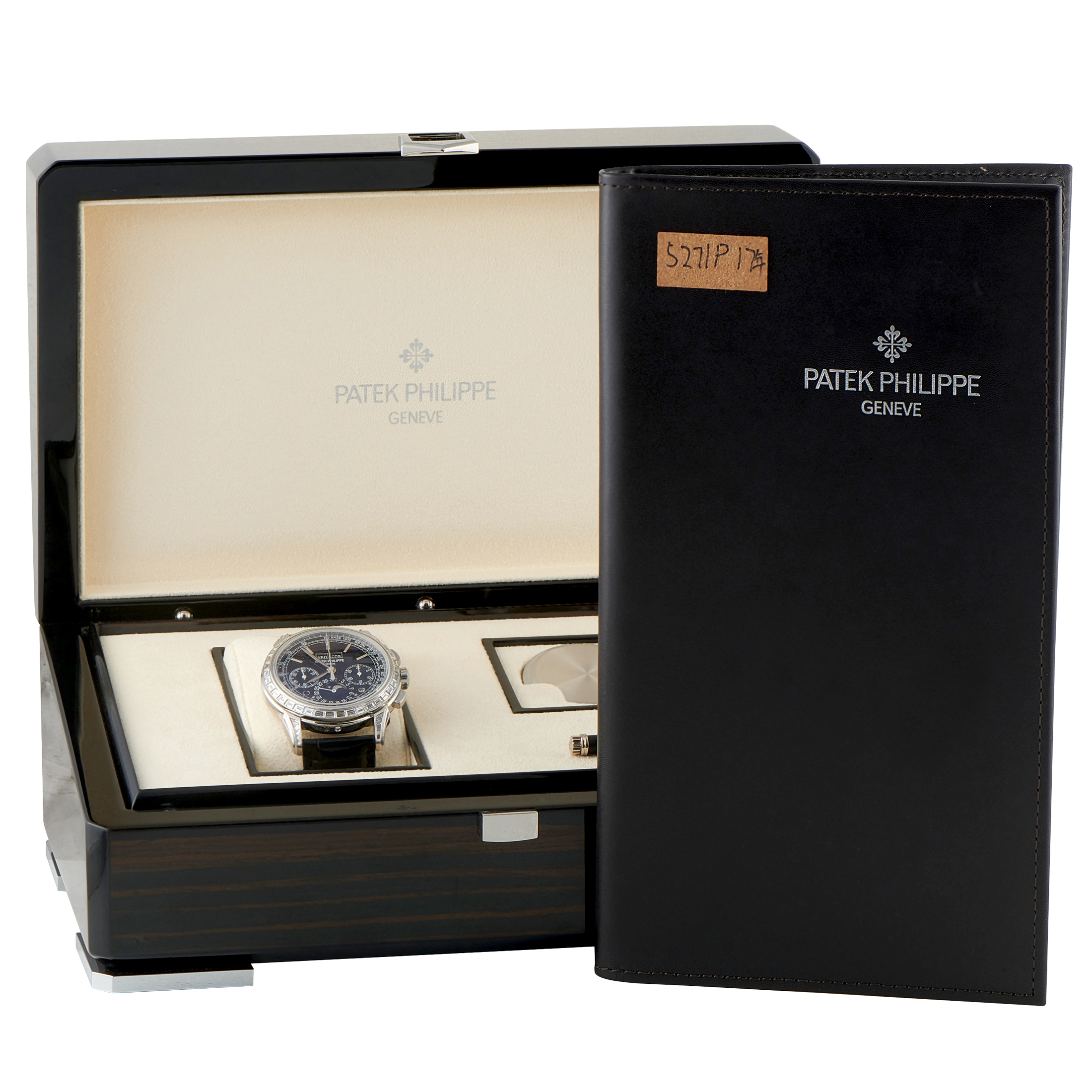 Patek Philippe Grand Complications Perpetual Calendar Chronograph Platinum Watch 5271P-010 - Image 5