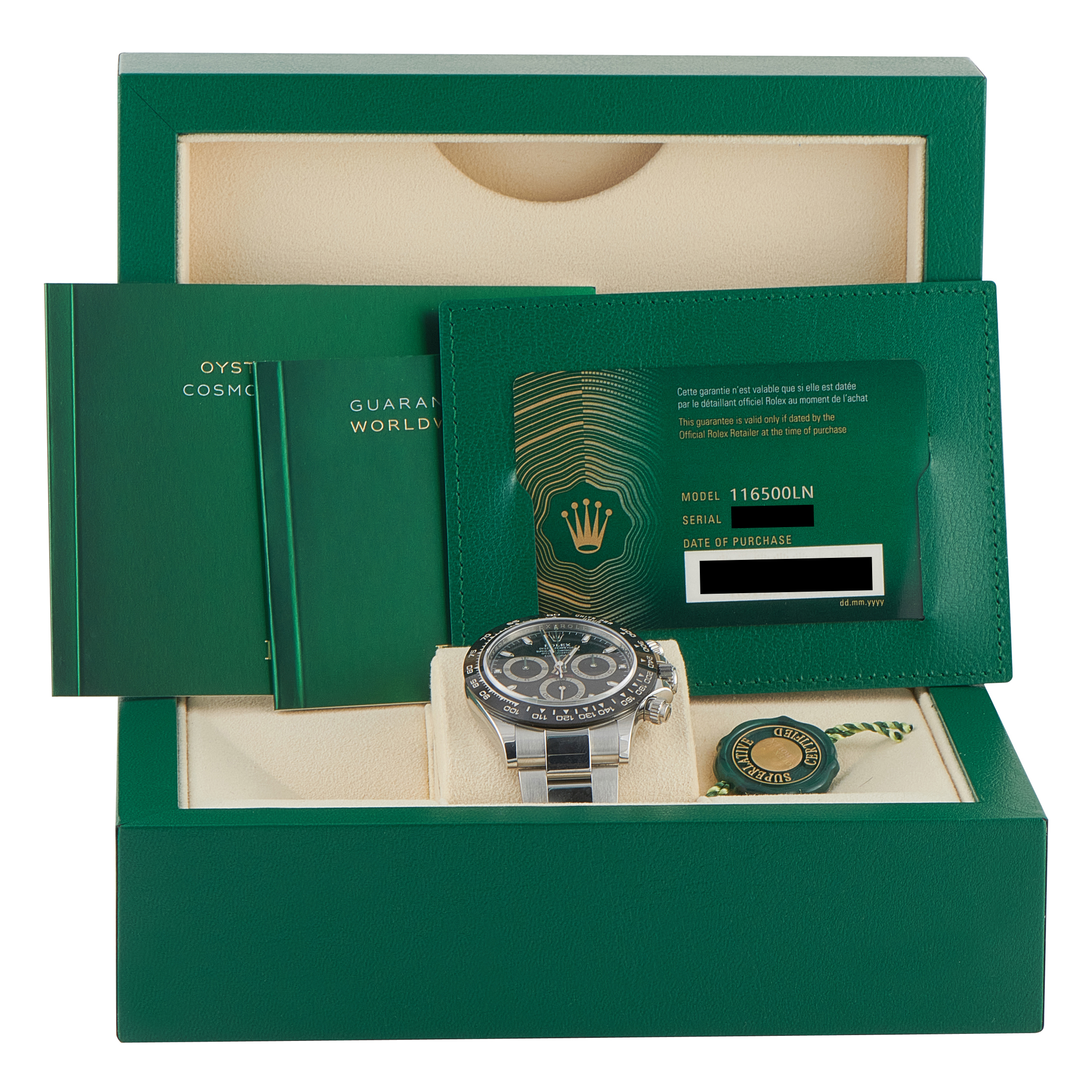 Rolex Daytona Black Dial Steel Watch 116500 - Image 5
