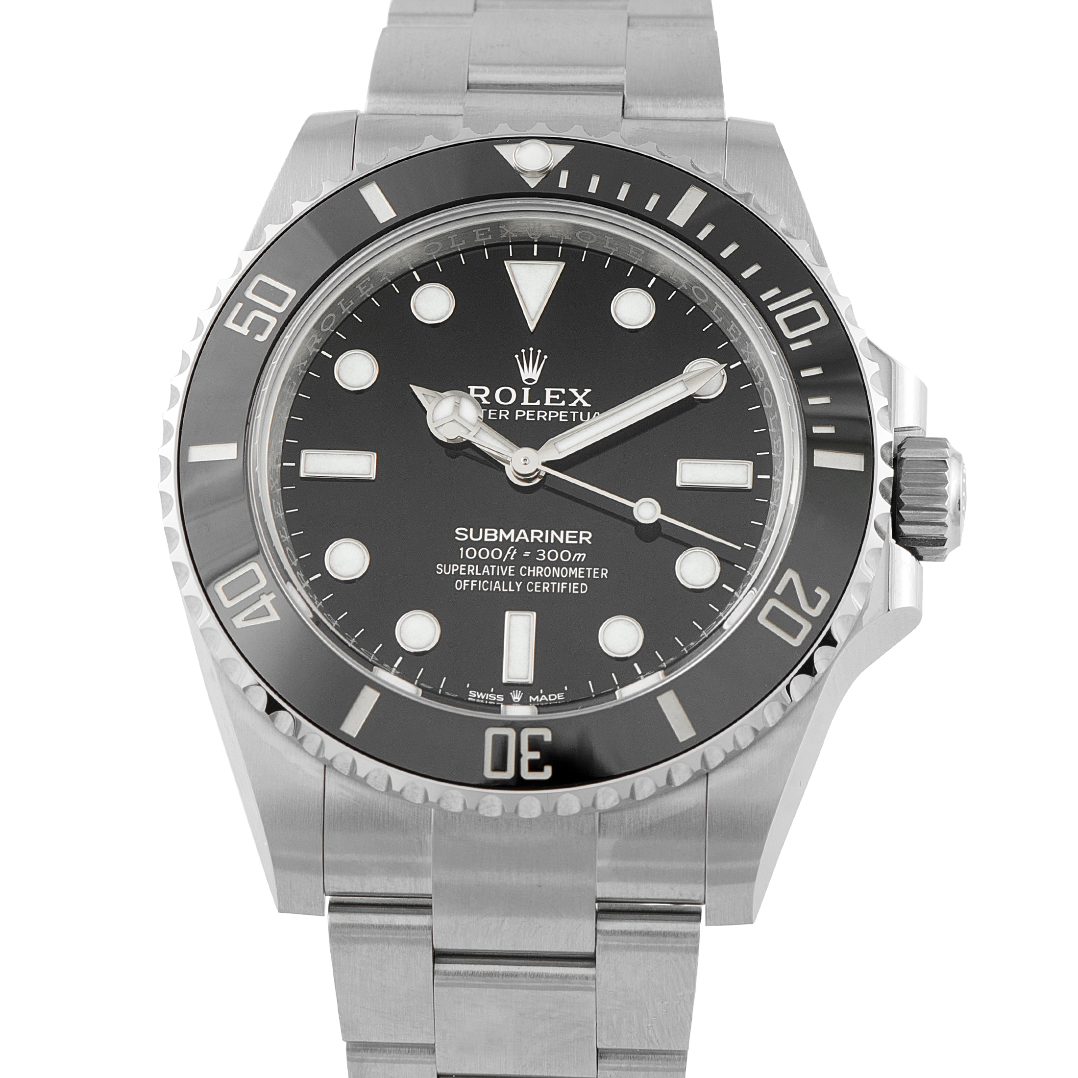 Rolex Submariner No Date Steel Watch 124060