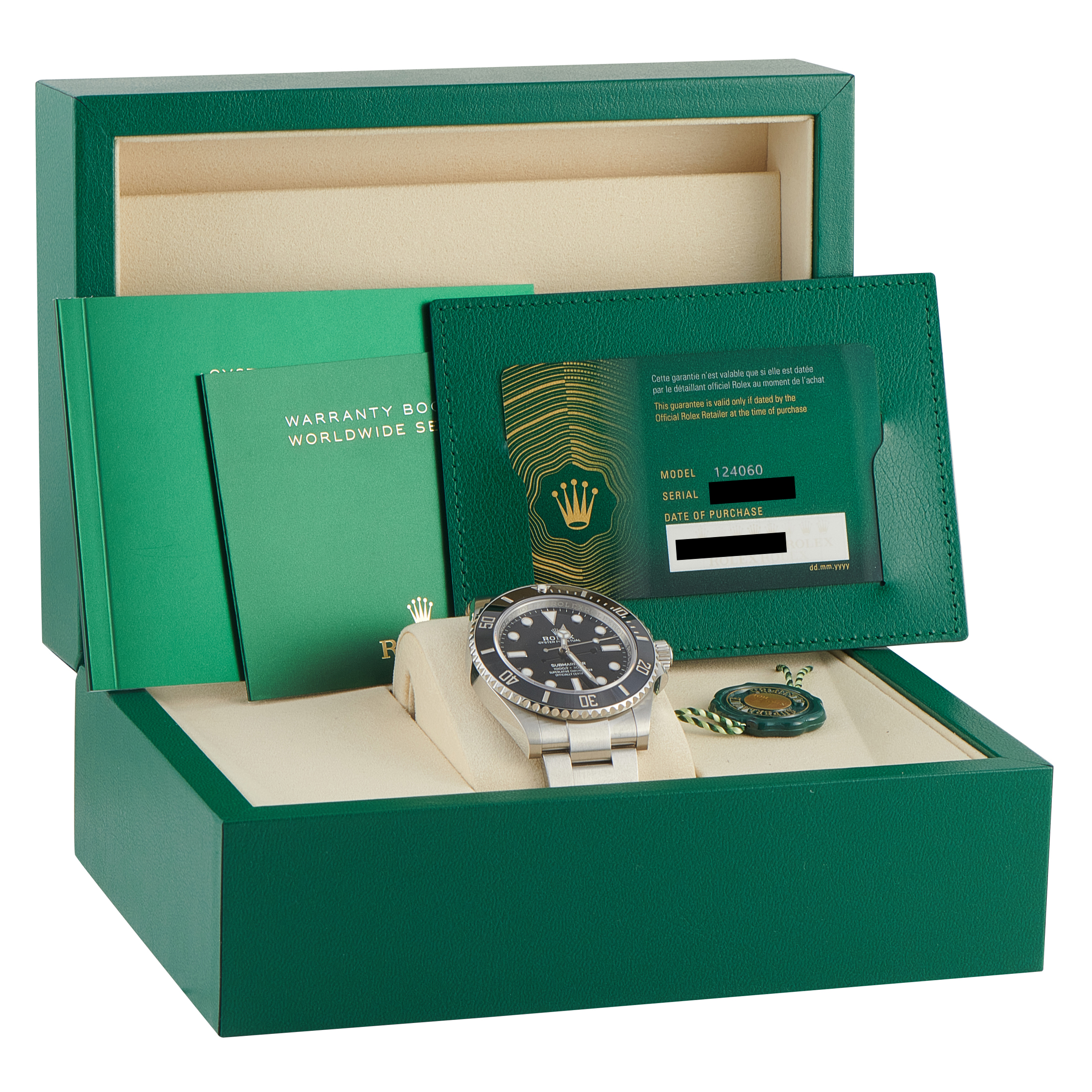 Rolex Submariner No Date Steel Watch 124060 - Image 5