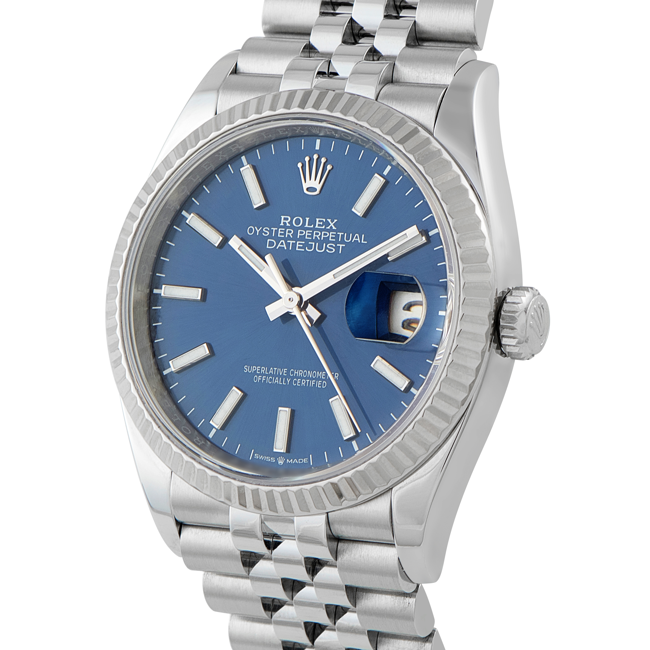 Rolex Datejust 36 Blue Dial Steel Jubilee Watch 126234 - Image 2