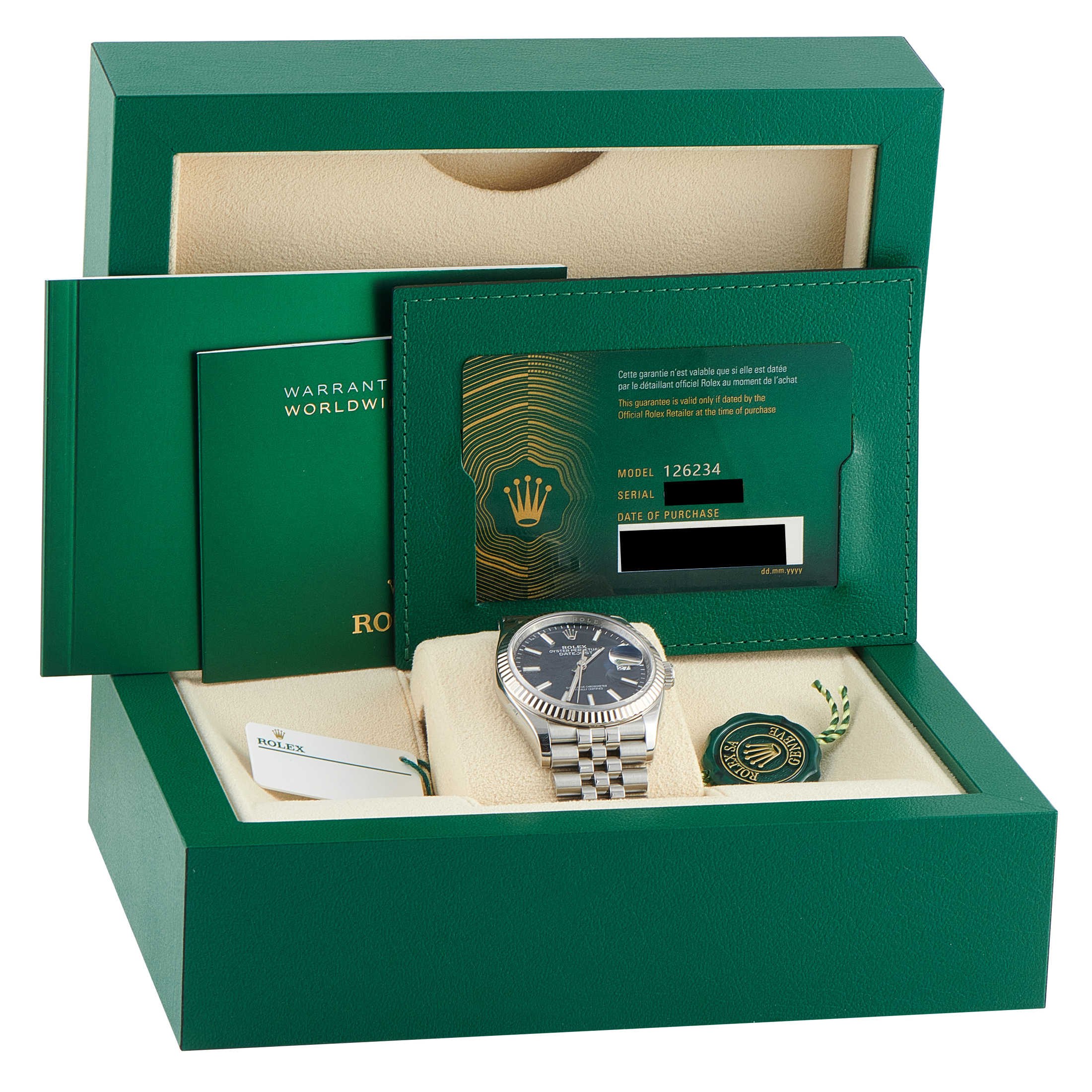 Rolex Datejust 36 Blue Dial Steel Jubilee Watch 126234 - Image 5