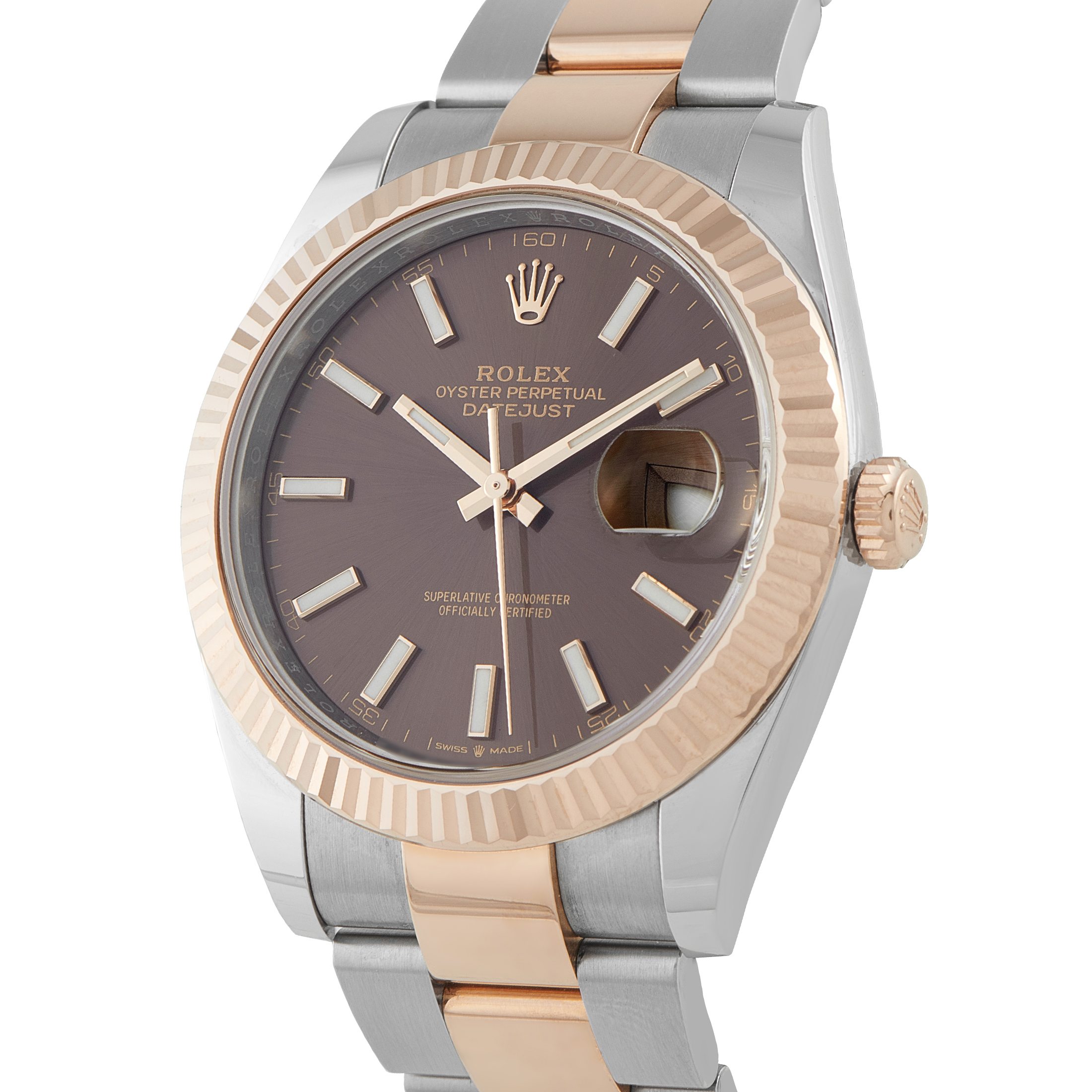 Rolex Datejust 41 Brown Dial Two-Tone Oyster Watch 126331 - Image 2