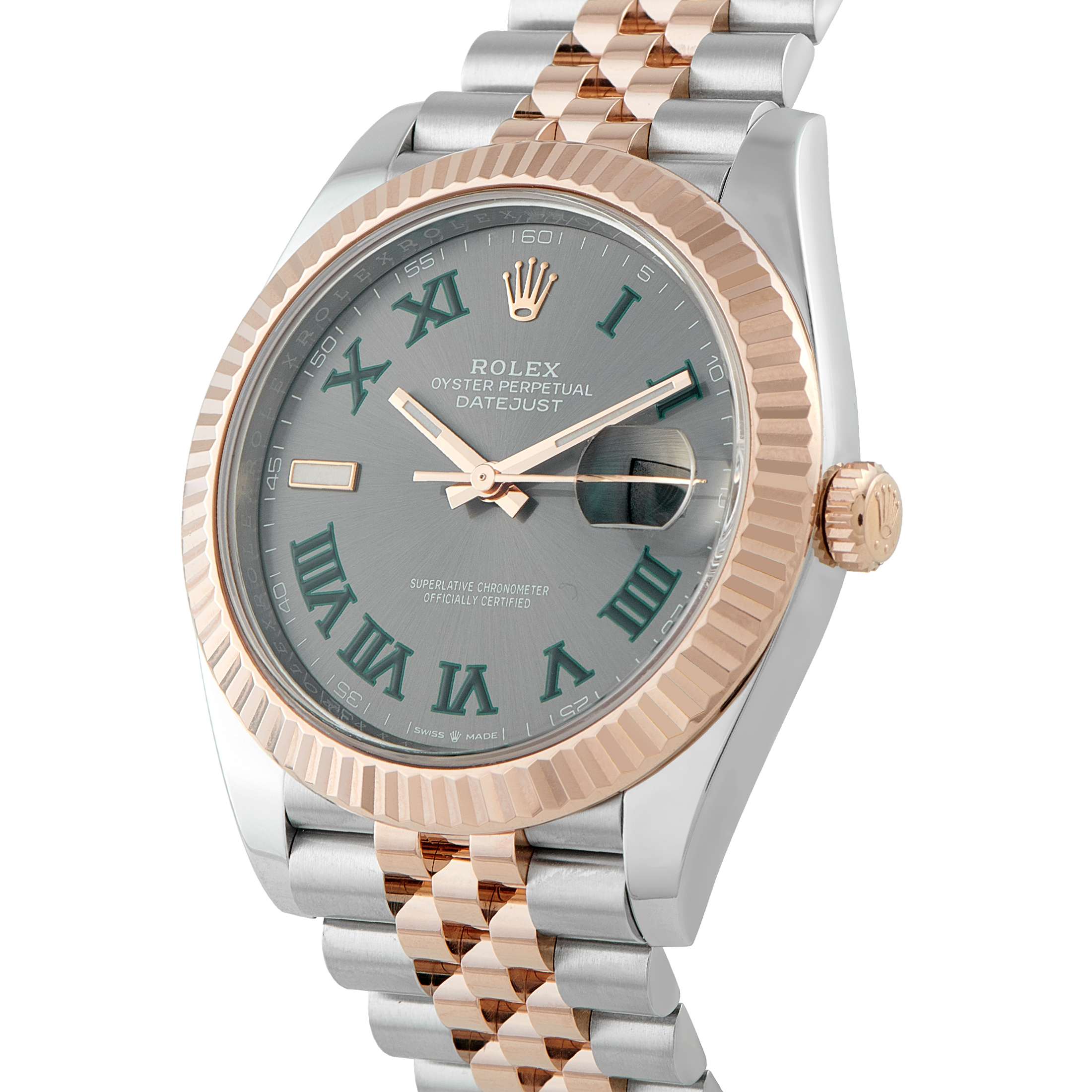Rolex Datejust 41 Wimbledon Dial Two-Tone Jubilee Watch 126331 - Image 2