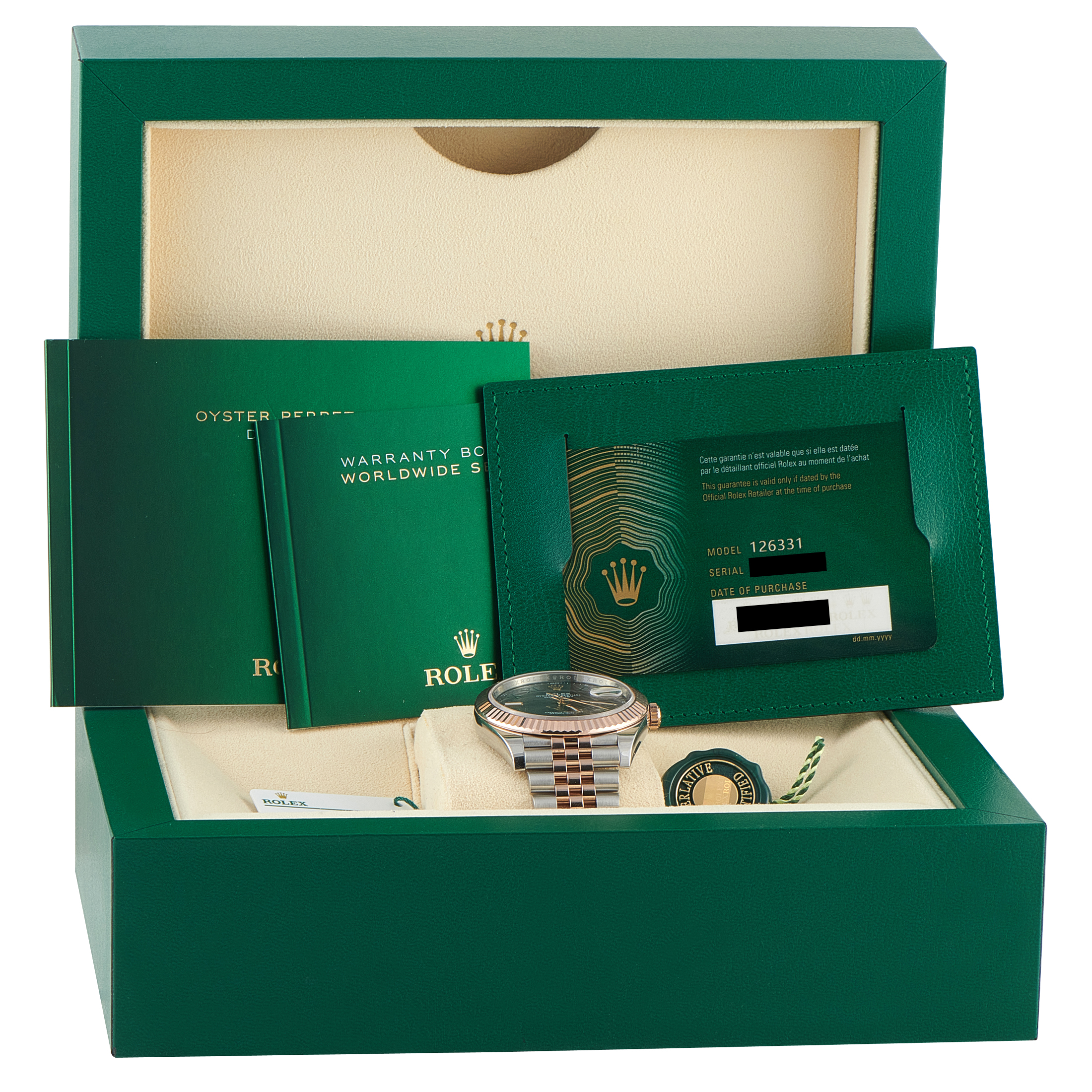 Rolex Datejust 41 Wimbledon Dial Two-Tone Jubilee Watch 126331 - Image 5