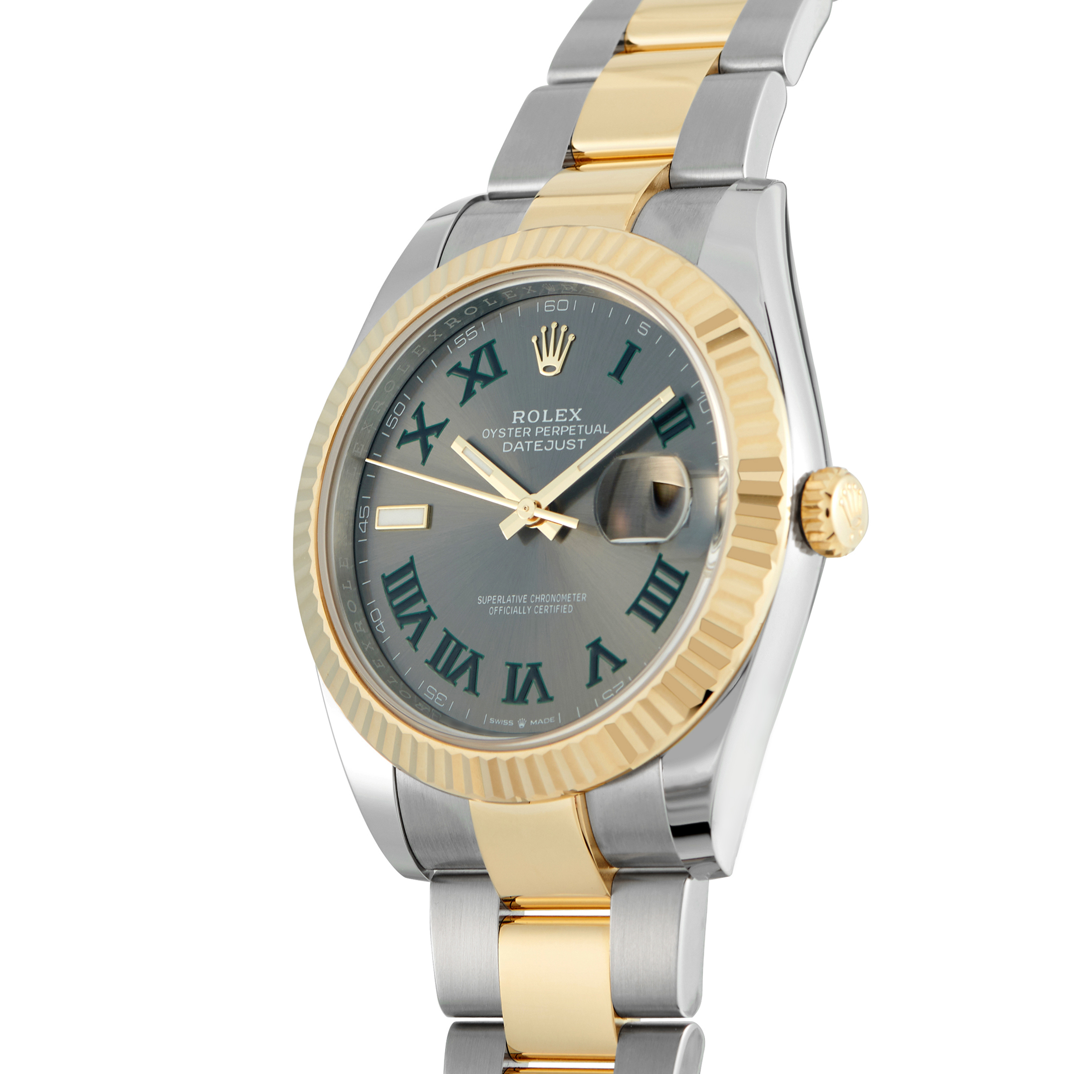 Rolex Datejust 41 Wimbledon Dial Two-Tone Oyster Watch 126333 - Image 2