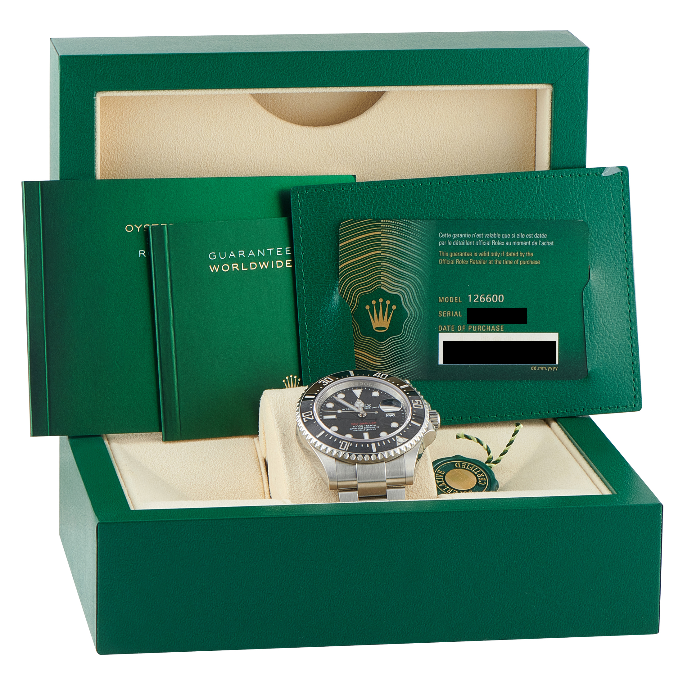 Rolex Sea-Dweller 43 Steel Watch 126600 - Image 5