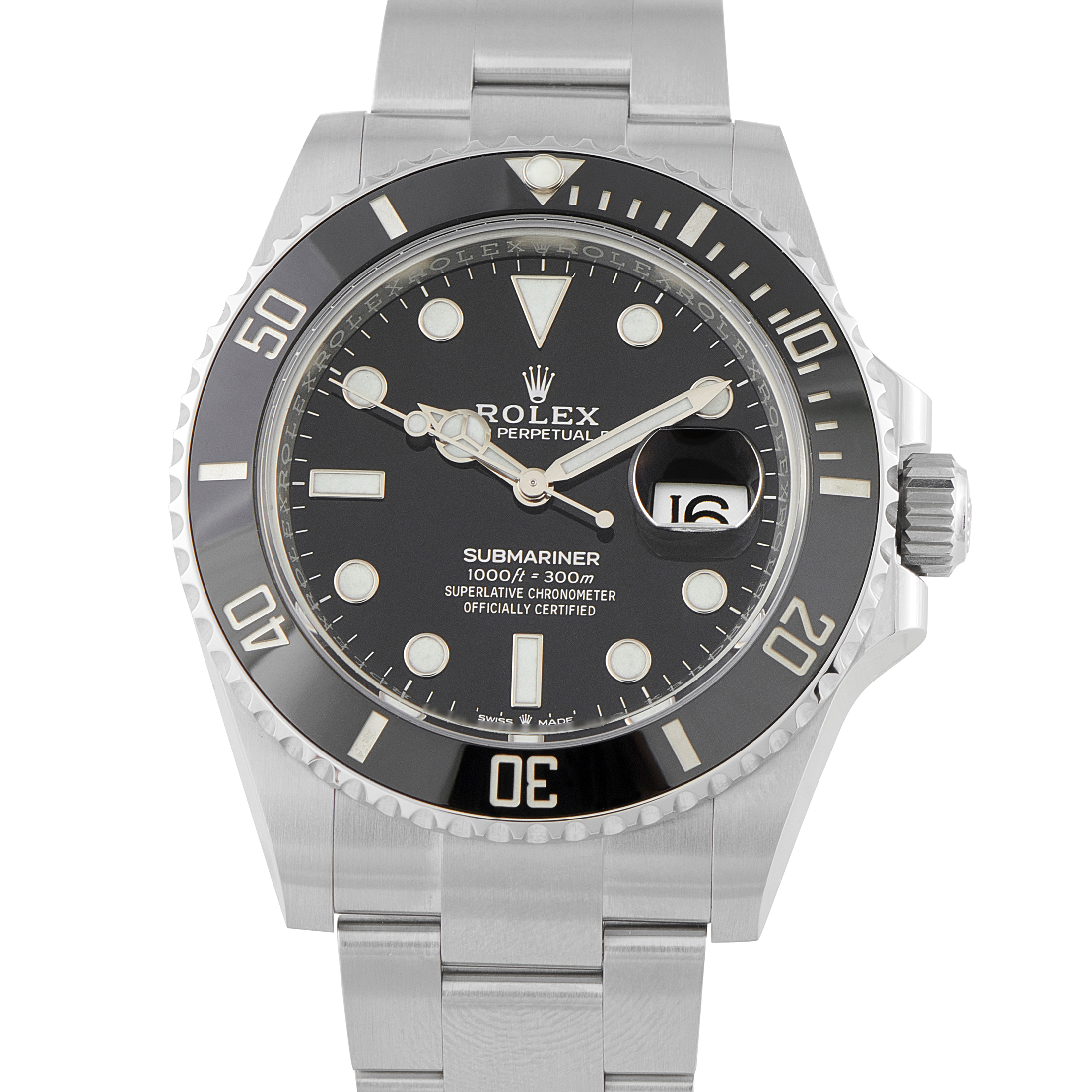 Rolex Submariner Date Black Dial Steel Watch 126610LN