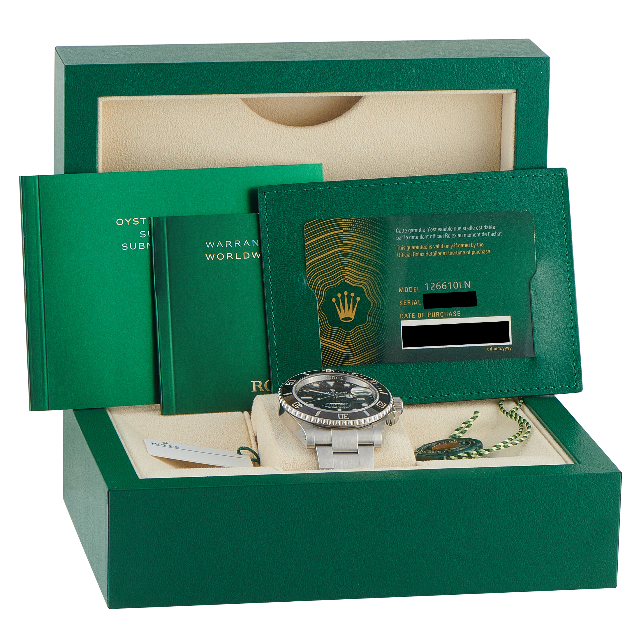 Rolex Submariner Date Black Dial Steel Watch 126610LN - Image 5