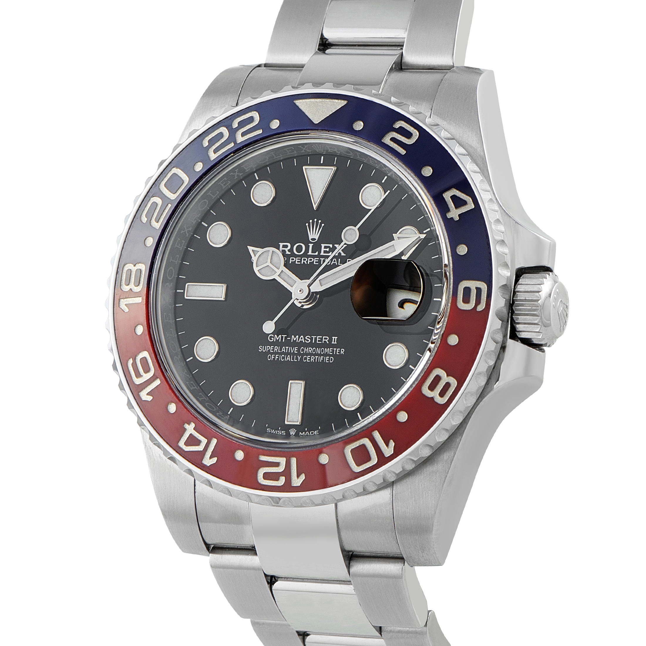 Rolex GMT-Master II Pepsi Steel Oyster Watch 126710BLRO - Image 2