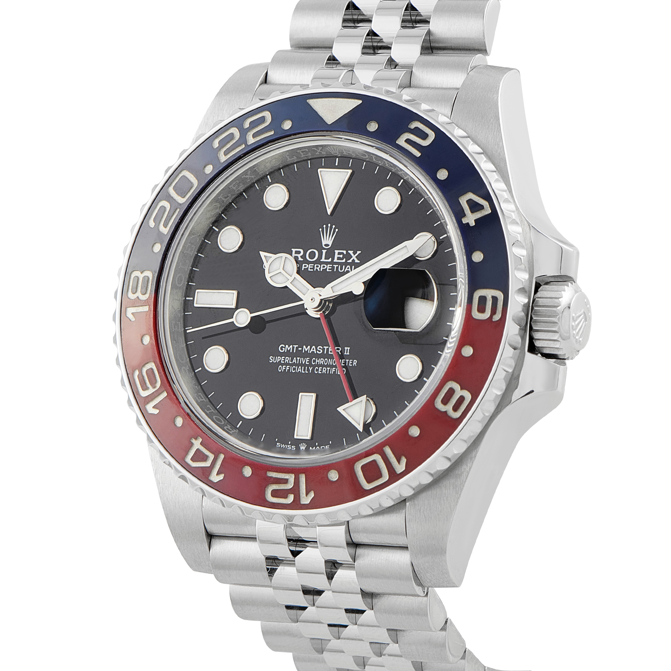 Rolex GMT-Master II Pepsi Steel Jubilee Watch 126710BLRO - Image 2