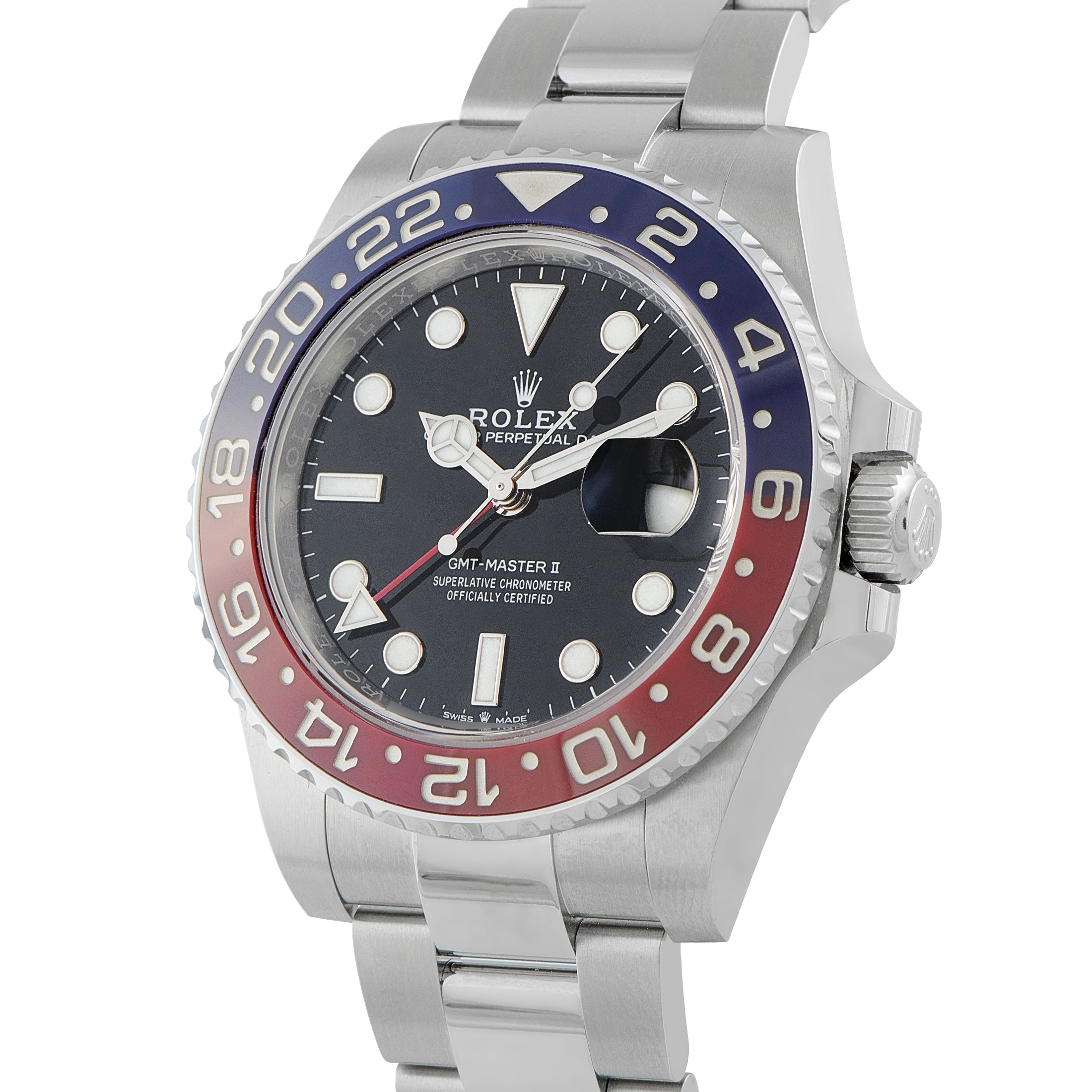 Rolex GMT-Master II Pepsi Steel Oyster Watch 126710BLRO - Image 2