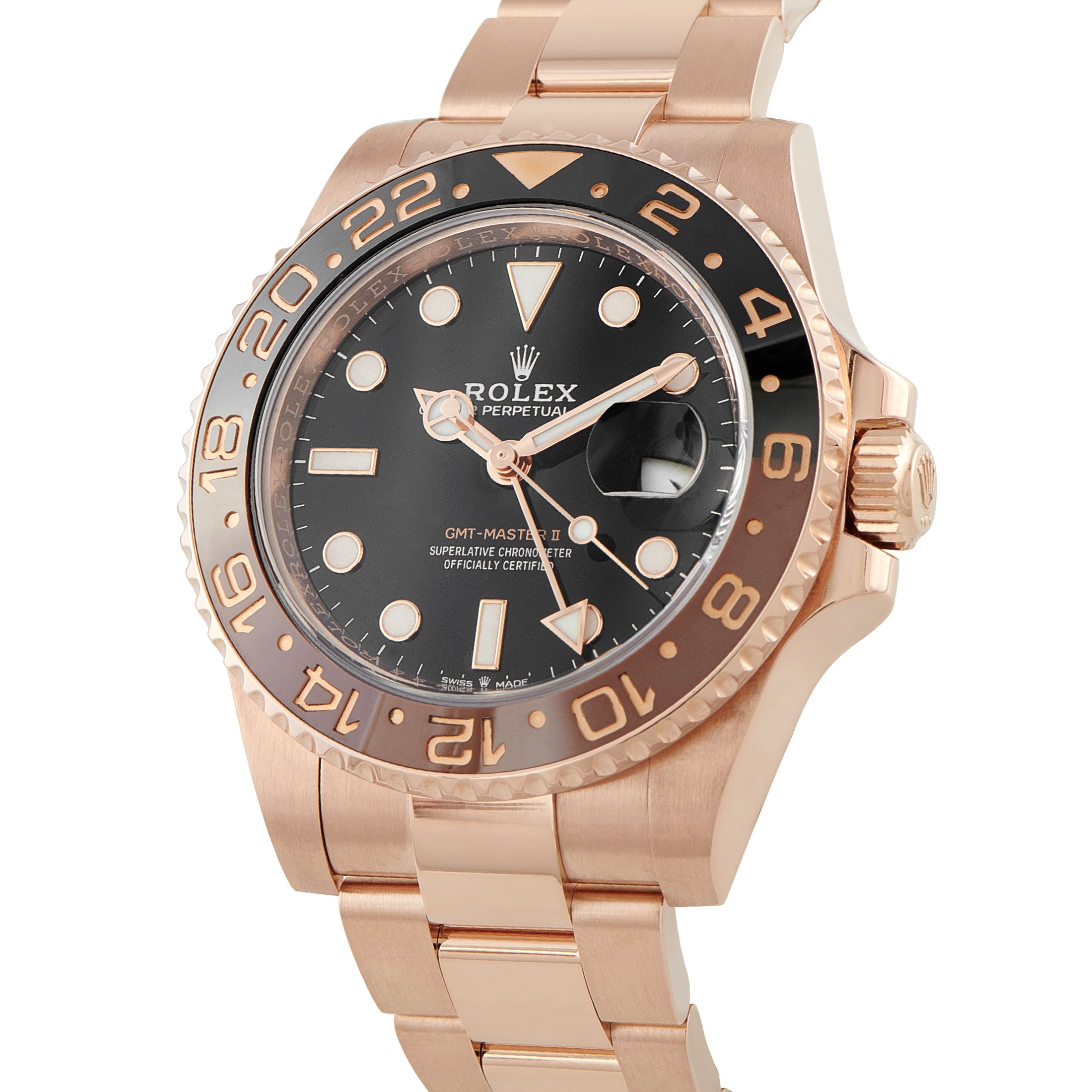 Rolex GMT-Master II Root Beer Everose Gold Oyster Watch 126715CHNR - Image 2