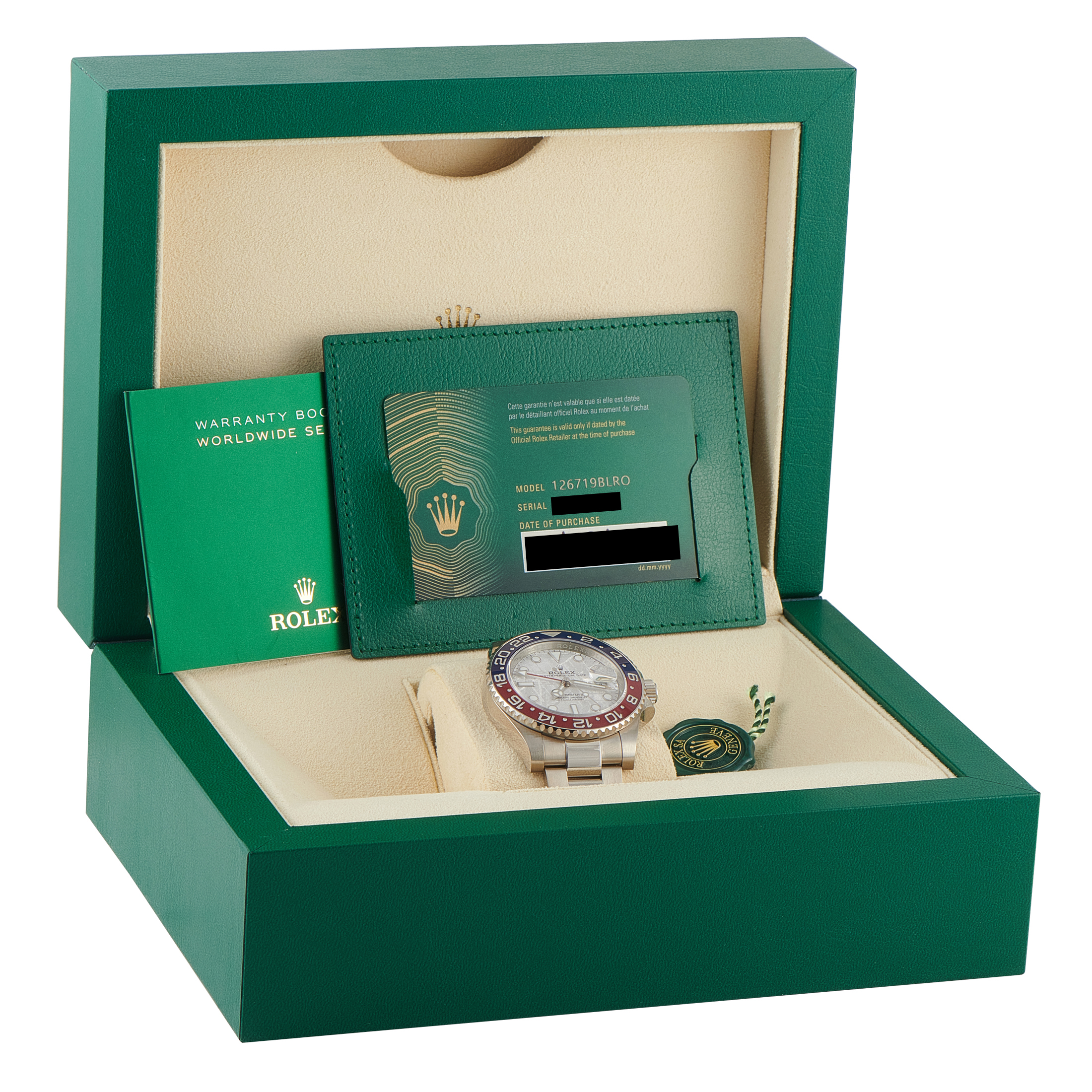 Rolex GMT-Master II Meteorite Dial White Gold Oyster Watch 126719BLRO - Image 5