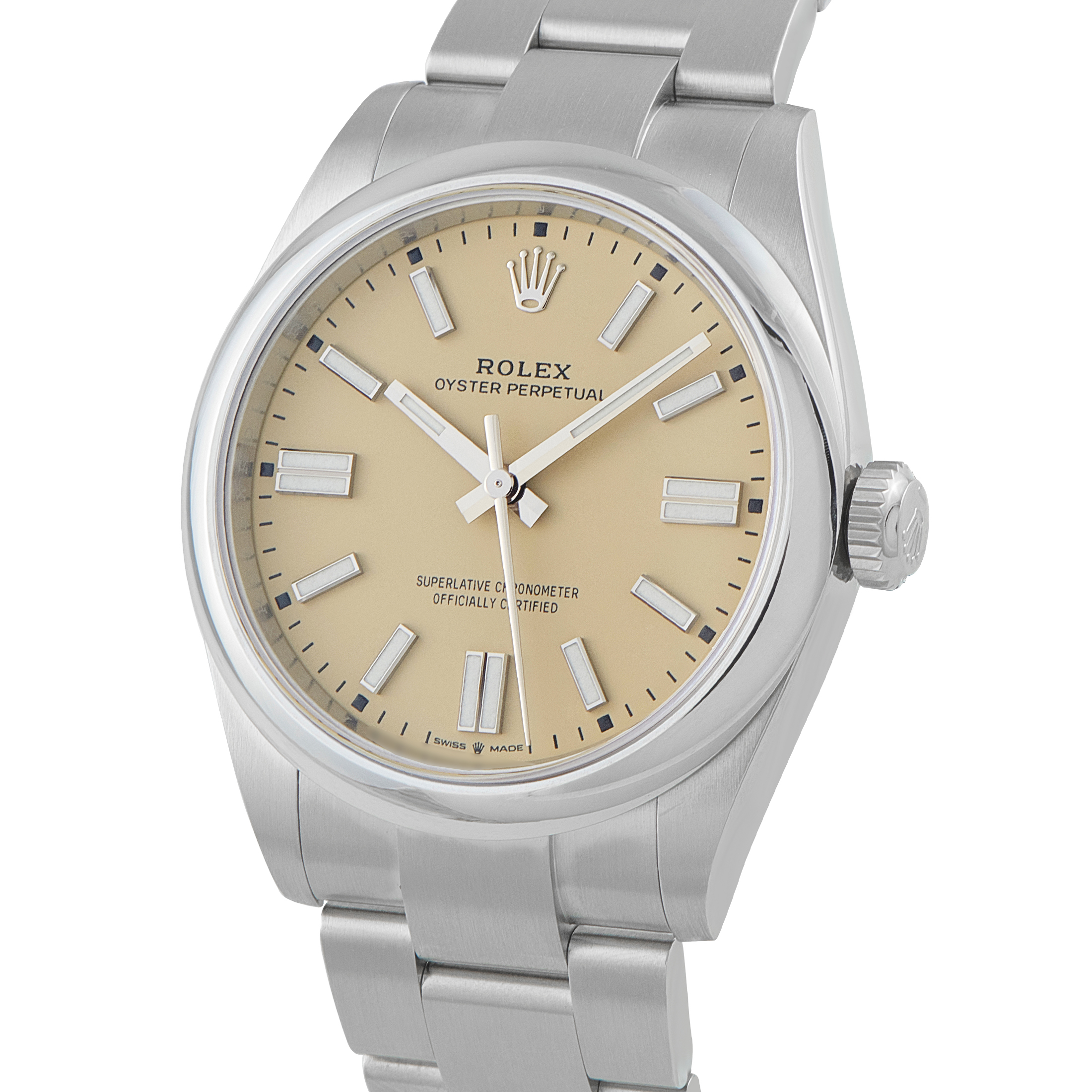 Rolex Oyster Perpetual 41 Beige Dial Steel Watch 134300 - Image 2