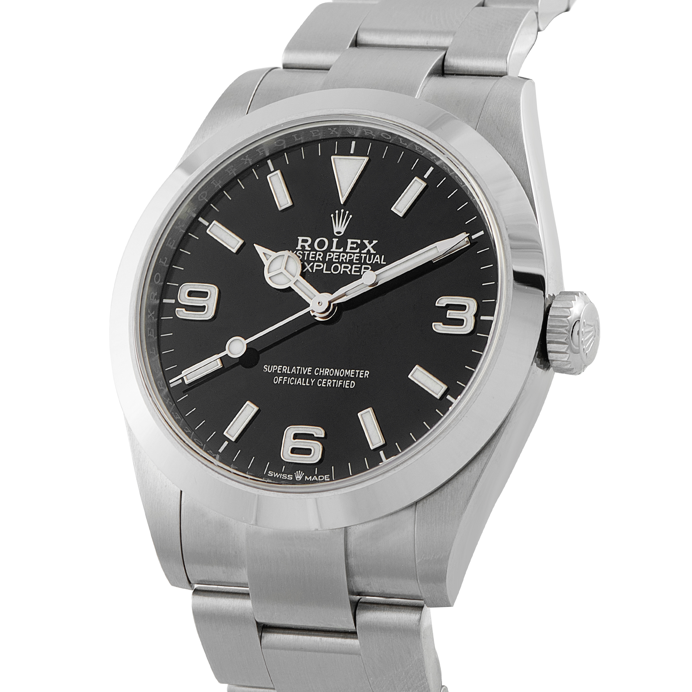 Rolex Explorer 40 Black Dial Steel Watch 224270 - Image 2