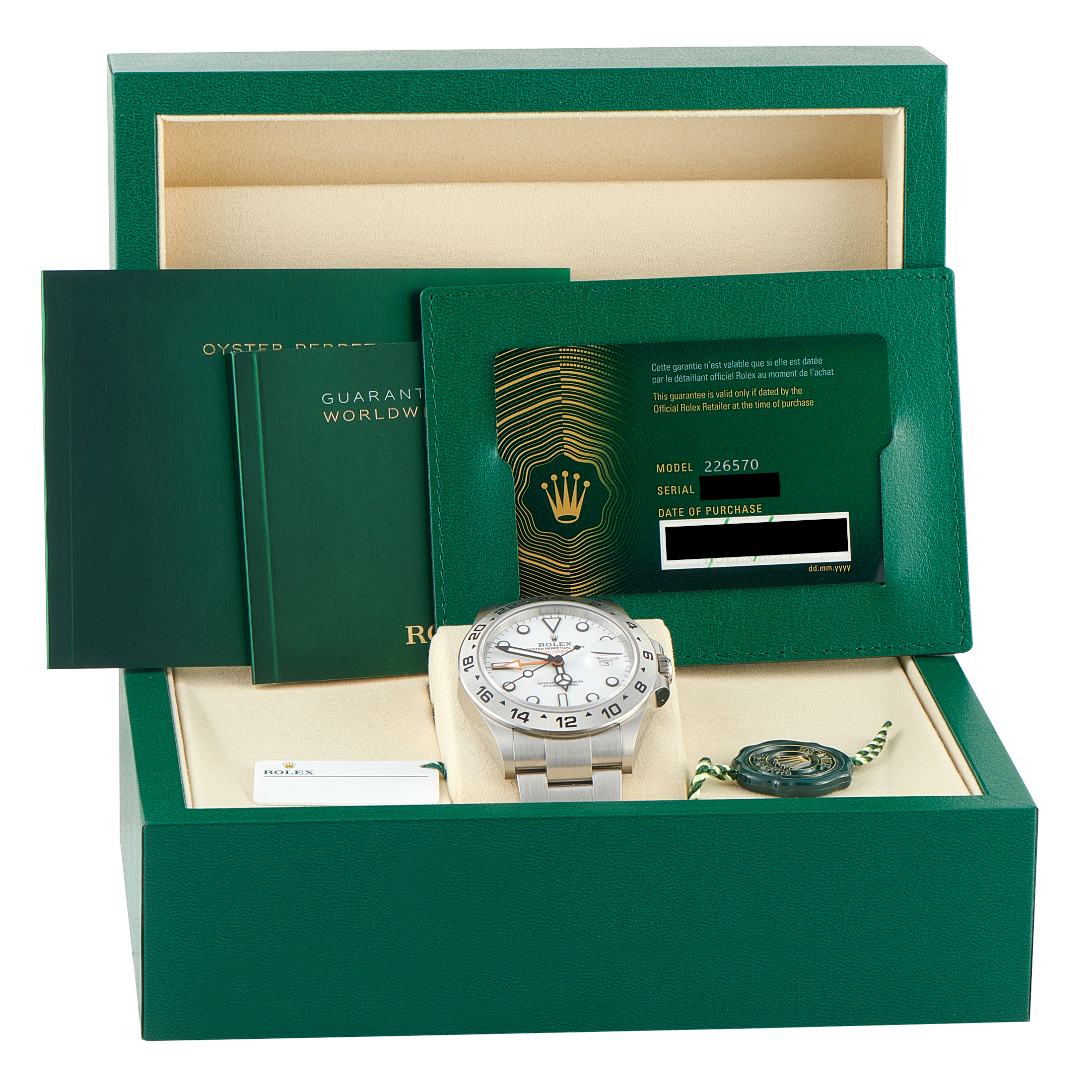Rolex Explorer II White Polar Dial Steel Watch 226570 - Image 5