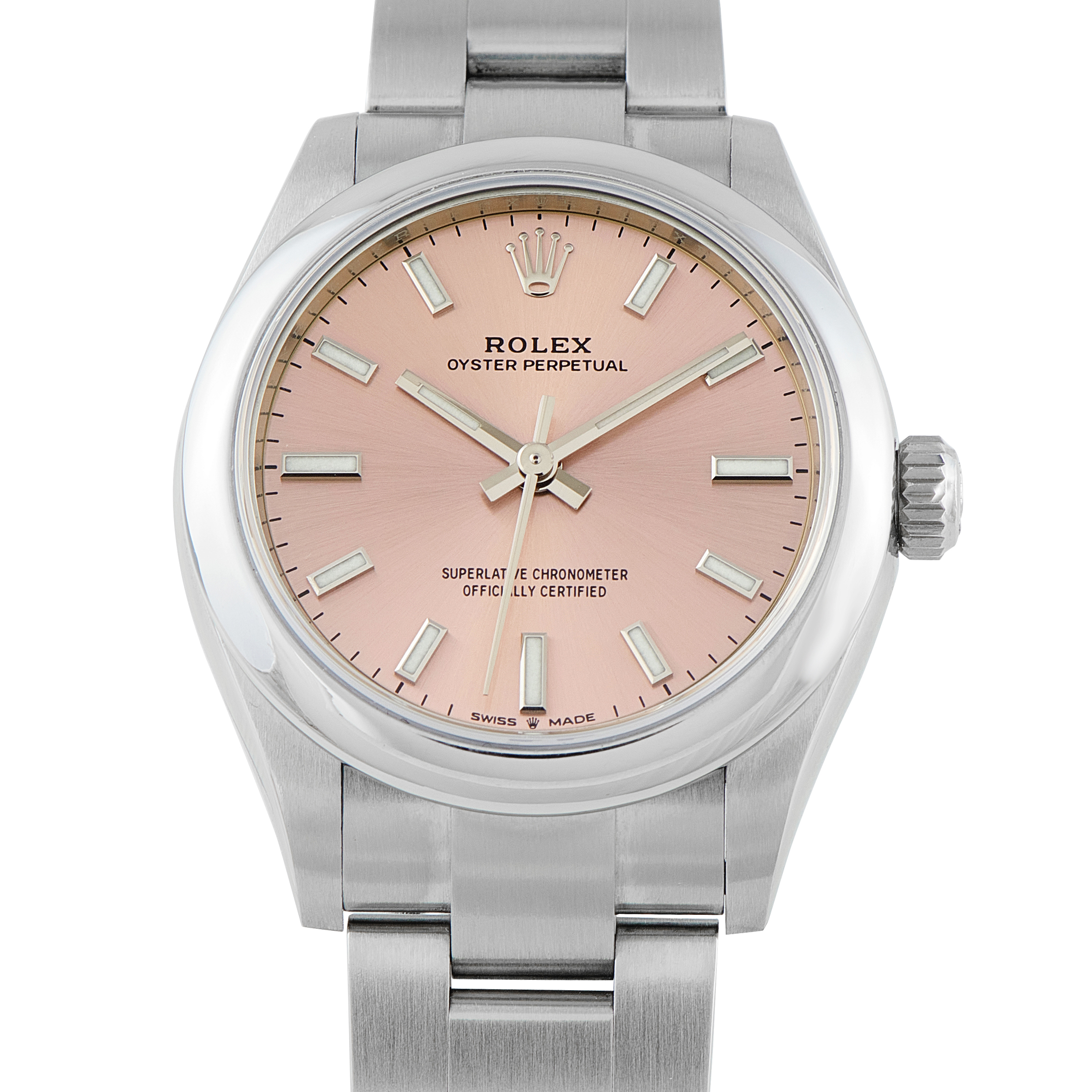 Rolex Oyster Perpetual 31 Pink Dial Oystersteel Watch 277200