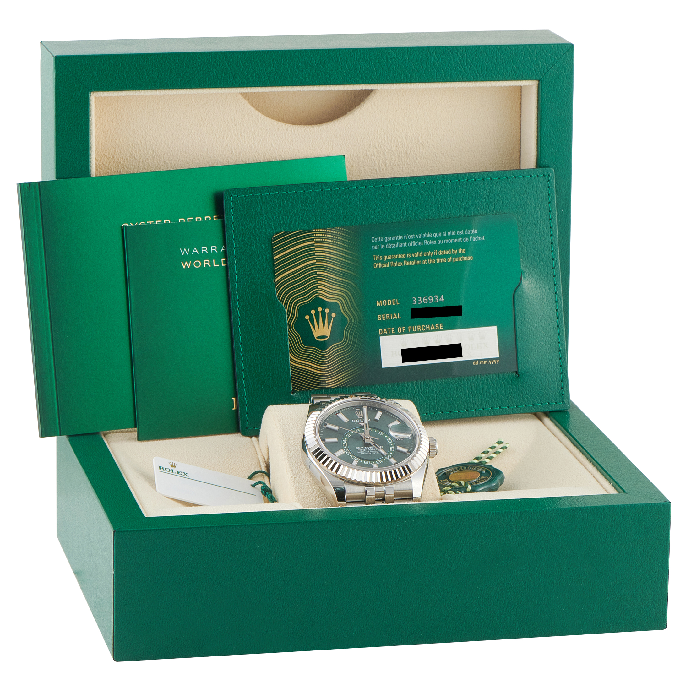 Rolex Sky-Dweller Mint Green Dial Steel Jubilee Watch 336934 - Image 5