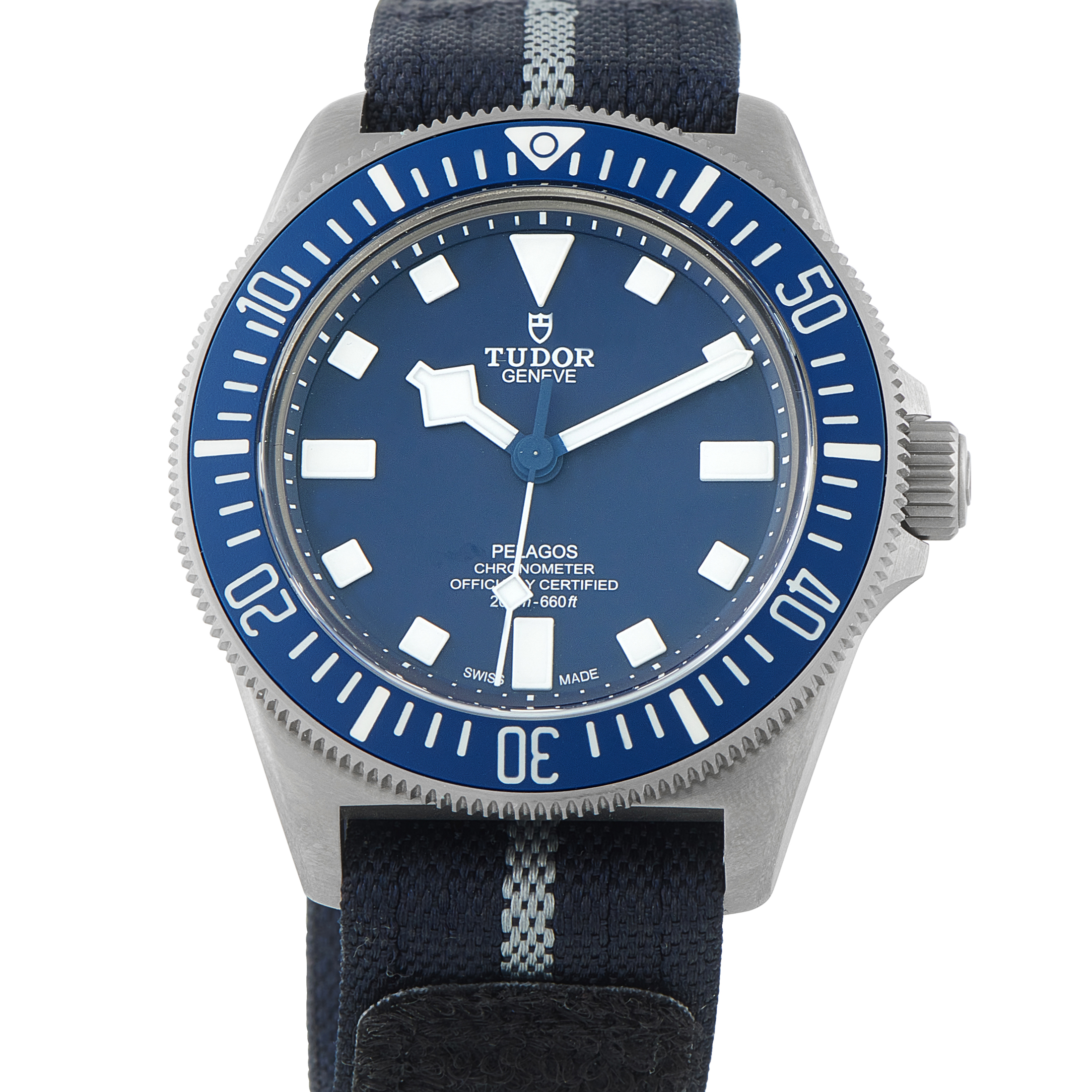 Tudor Pelagos FXD Blue Dial Titanium Watch 25707B
