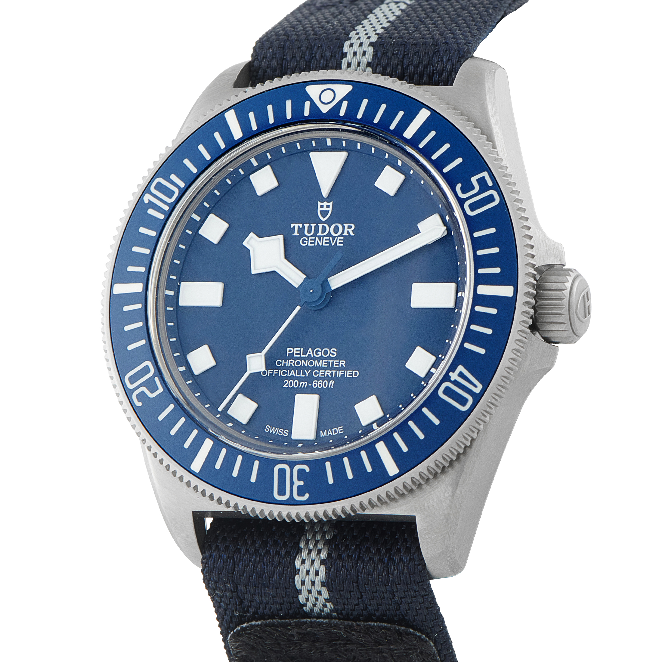 Tudor Pelagos FXD Blue Dial Titanium Watch 25707B - Image 2