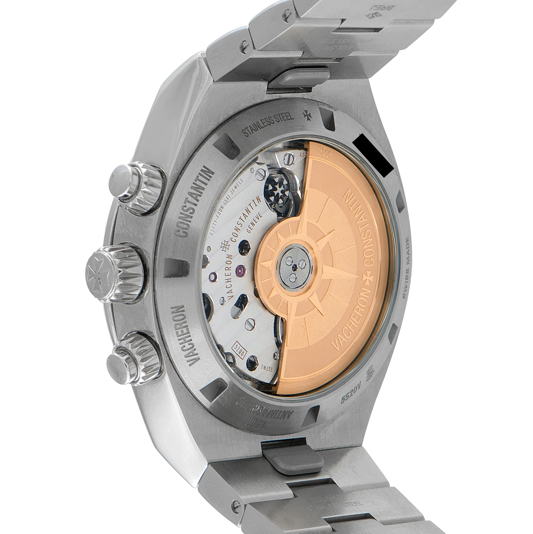 Vacheron Constantin Overseas Chronograph Steel Watch 5520V/210A-B148 - Image 3