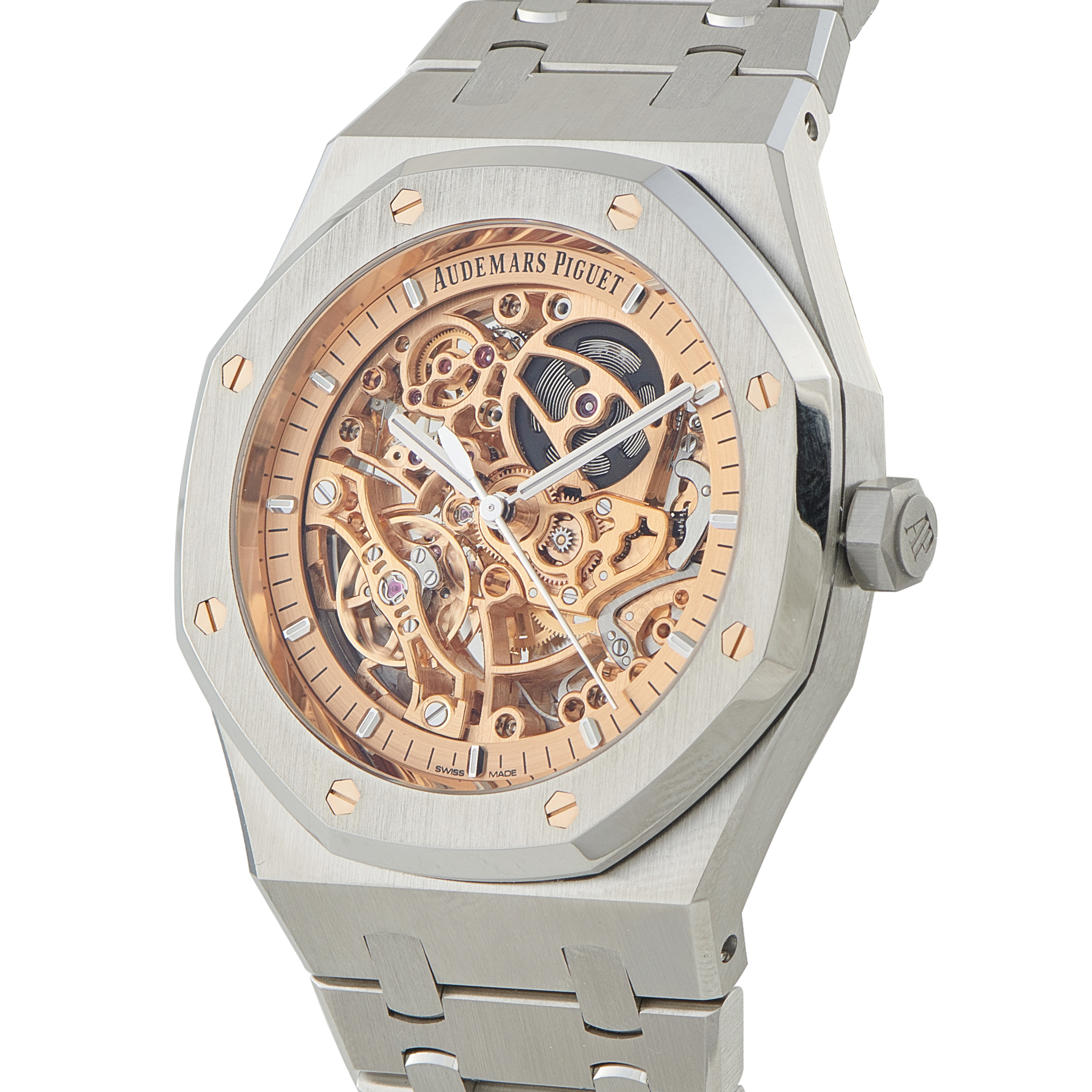 Audemars Piguet Royal Oak Double Balance Wheel Openworked Steel Watch 15407ST.OO.1220ST.02 - Image 2