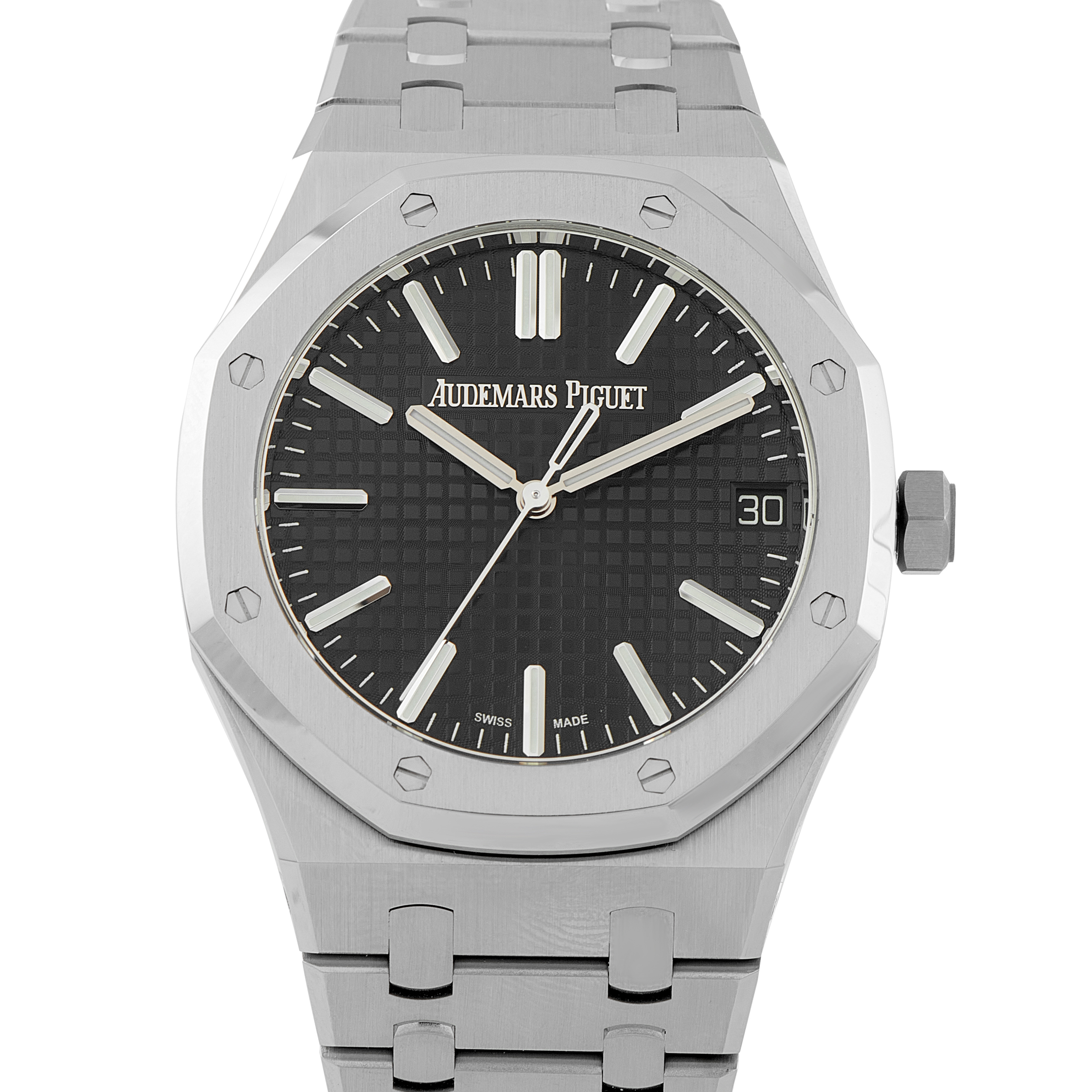 Audemars Piguet Royal Oak Black Dial Steel Watch 15510st.oo.1320st.07