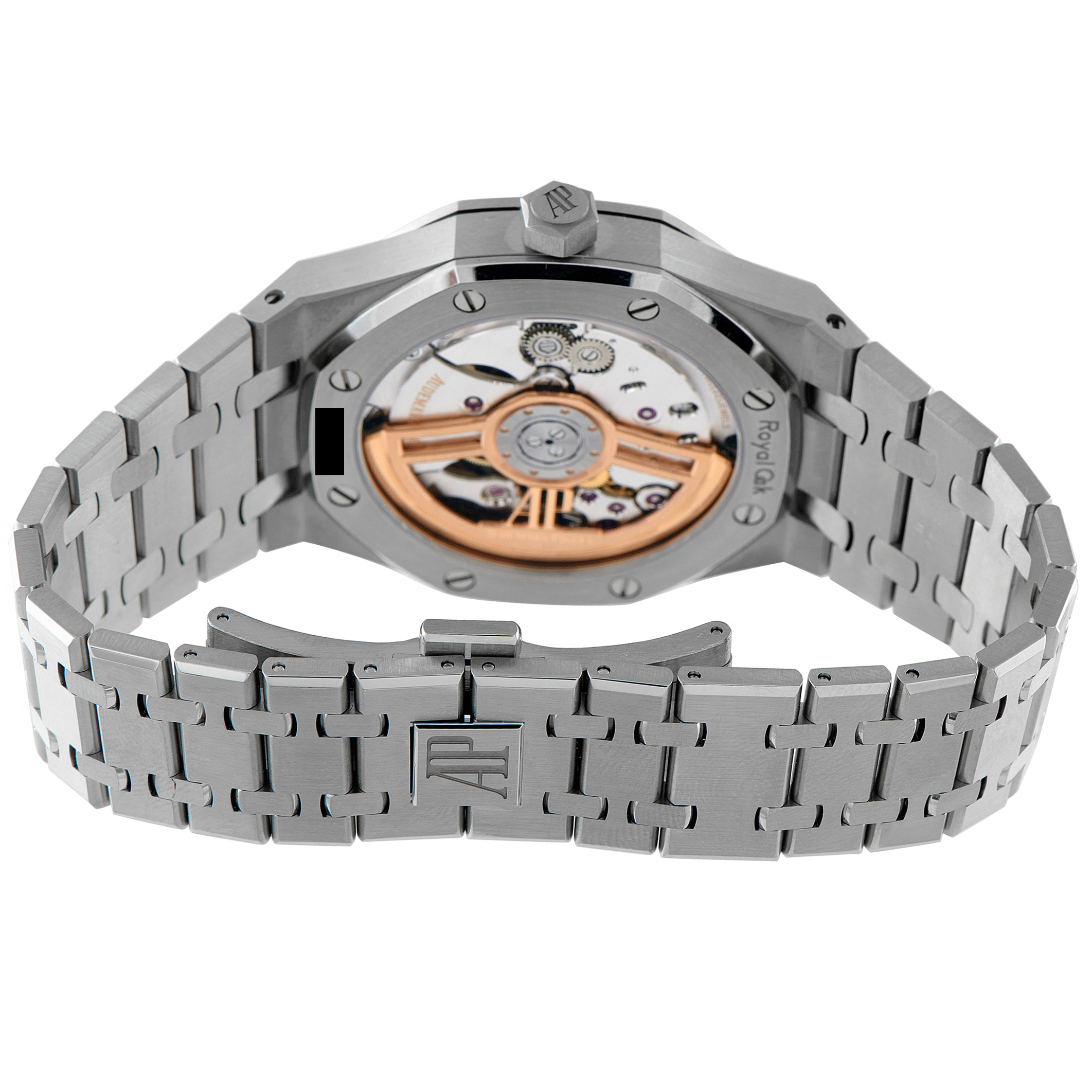 Audemars Piguet Royal Oak Black Dial Steel Watch 15510st.oo.1320st.07 - Image 4