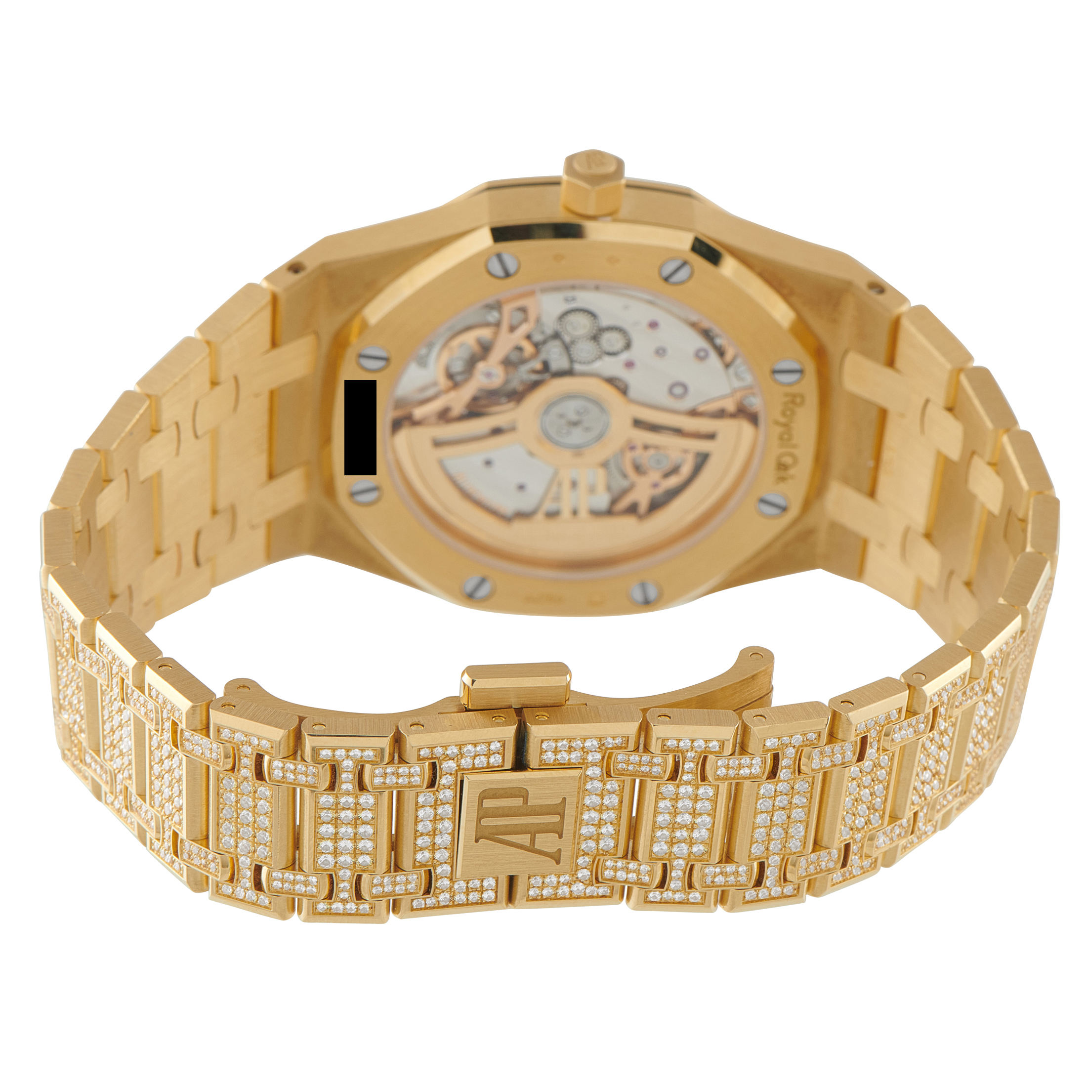 Audemars Piguet Royal Oak Jumbo Extra-Thin Sapphire and Yellow Gold Watch 16202BA.HH.1241BA.01 - Image 4