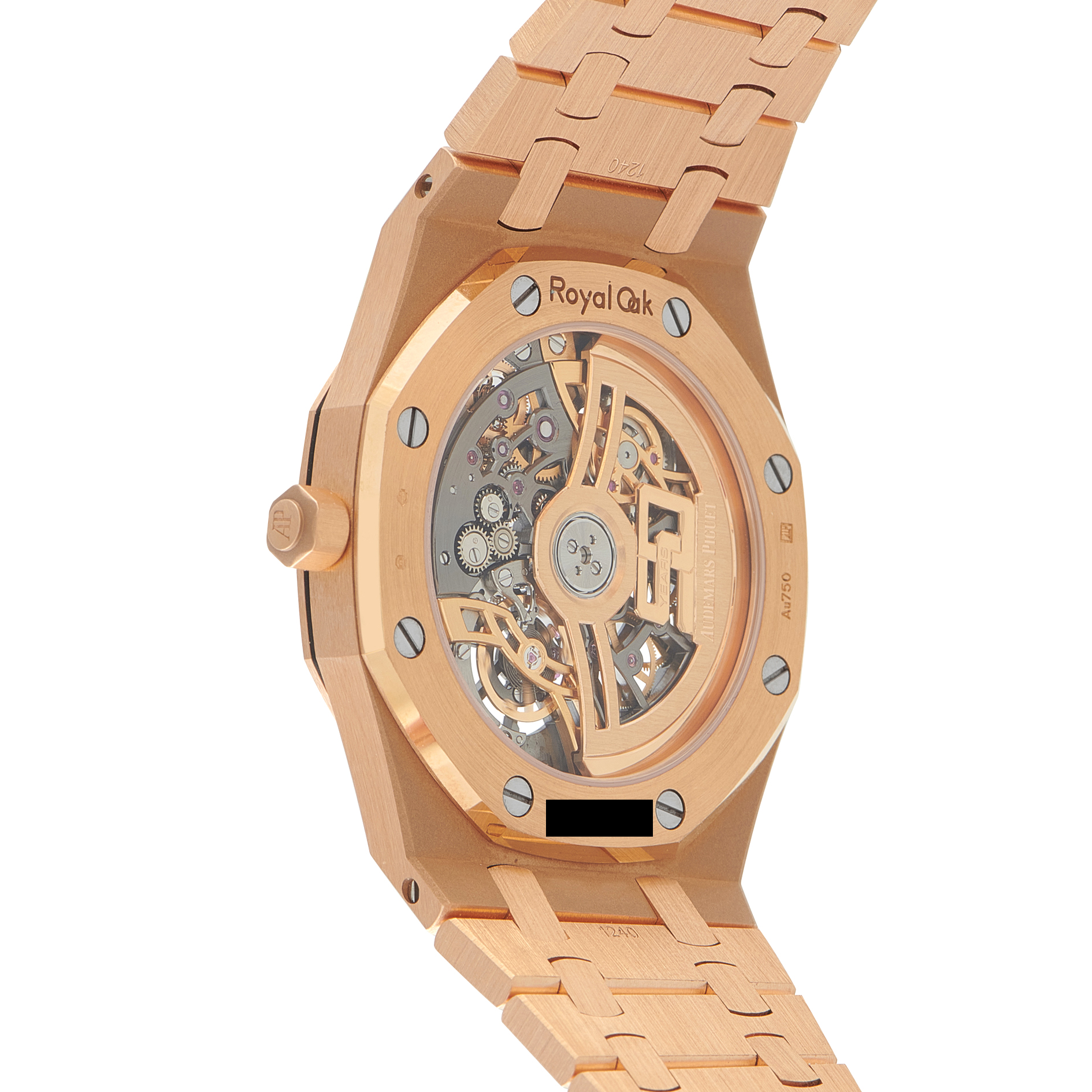 Audemars Piguet Royal Oak Jumbo Extra-Thin Openworked 18K Rose Gold Watch 16204OR.OO.1240OR.01 - Image 3