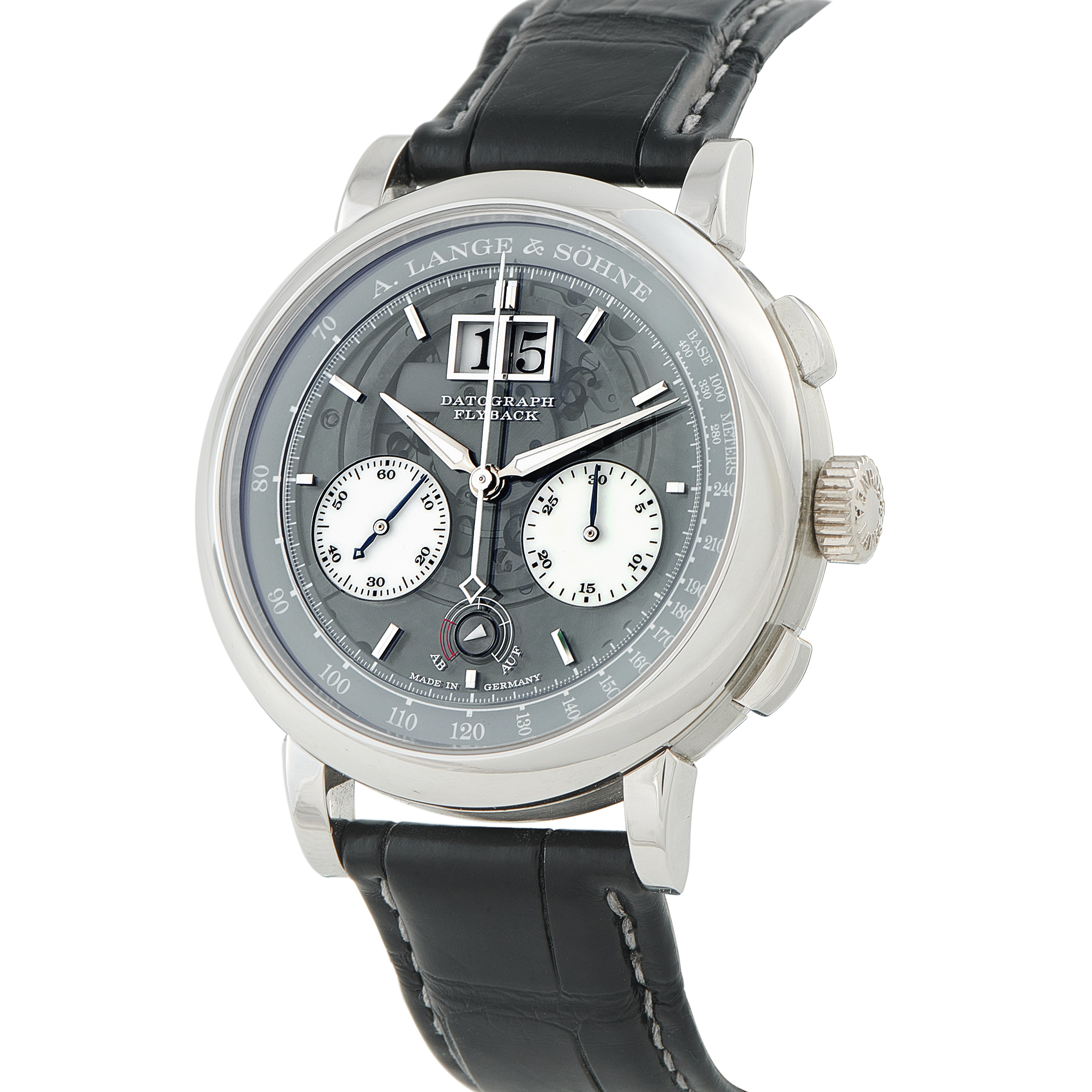 A. Lange & Sohne Datograph Up/Down Lumen Platinum Watch 405.034 - Image 2