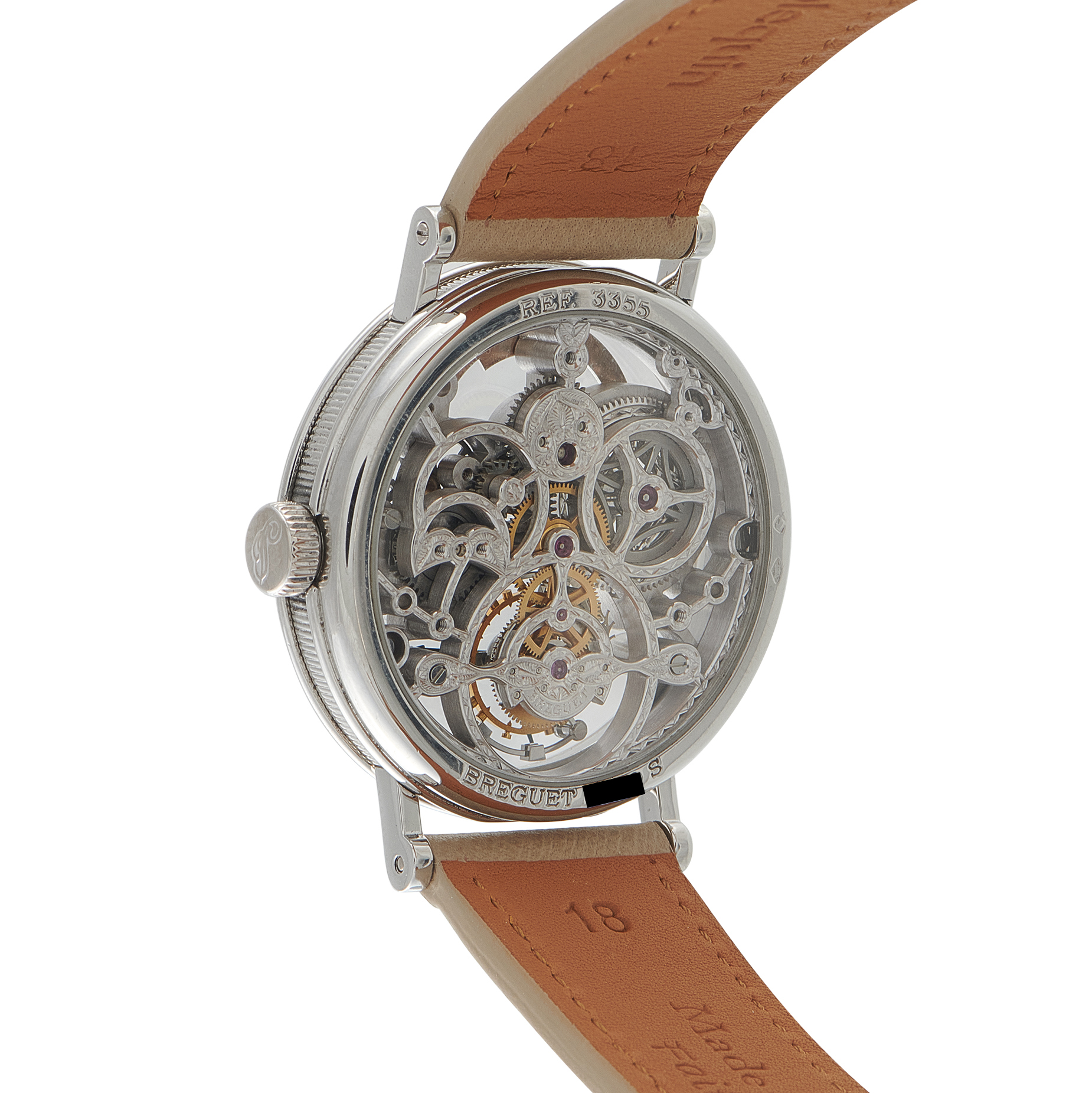 Breguet Classique Complications Tourbillon Platinum Watch 3355 - Image 3