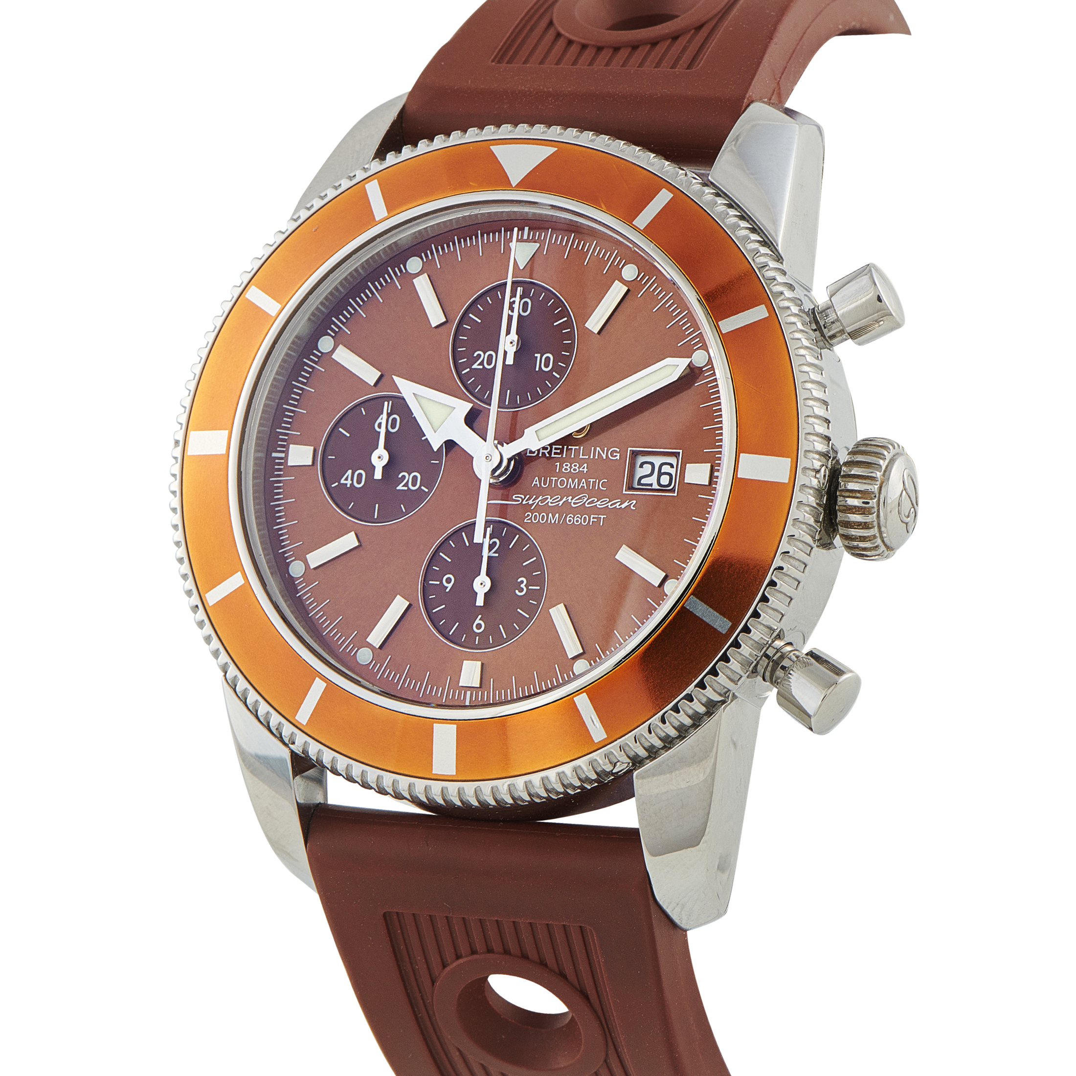 Breitling Superocean Heritage Chronograph 46 Bronze Dial Steel Watch A13320 - Image 2