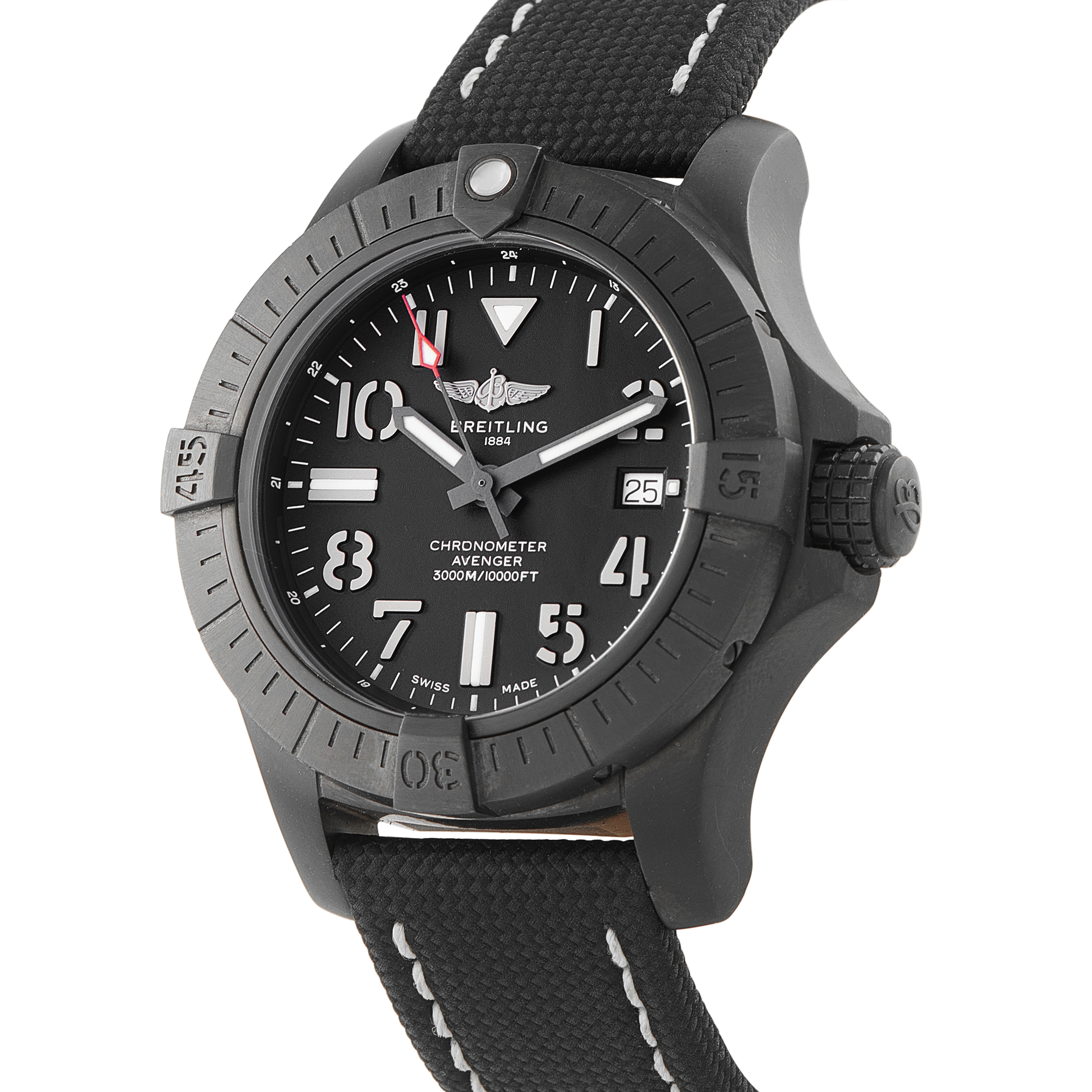 Breitling Avenger Seawolf Night Mission Titanium Watch V17319 - Image 2