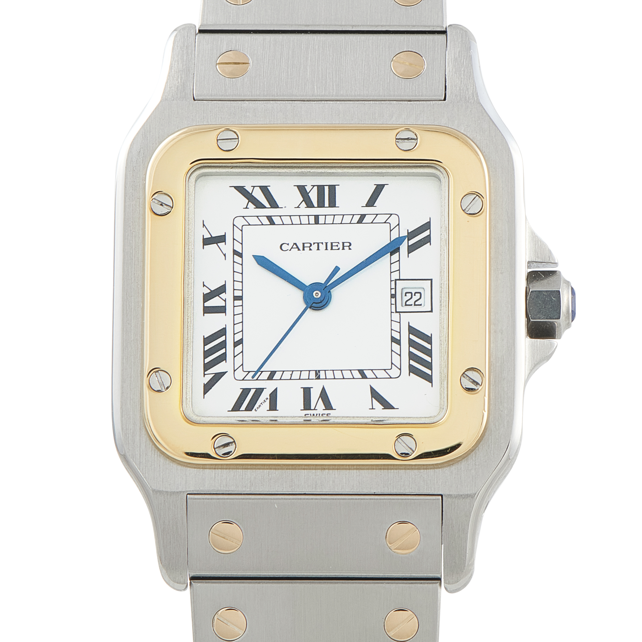 Cartier Santos Carrée Two Tone Watch 2961