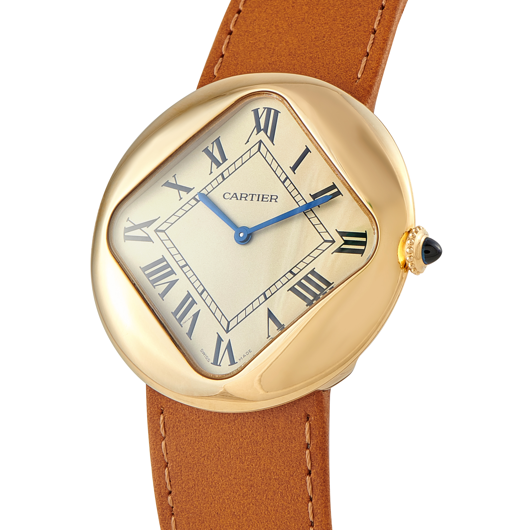 Cartier Pebble-Shaped Yellow Gold Limited Edition Watch CRWGPB0003 - Image 2