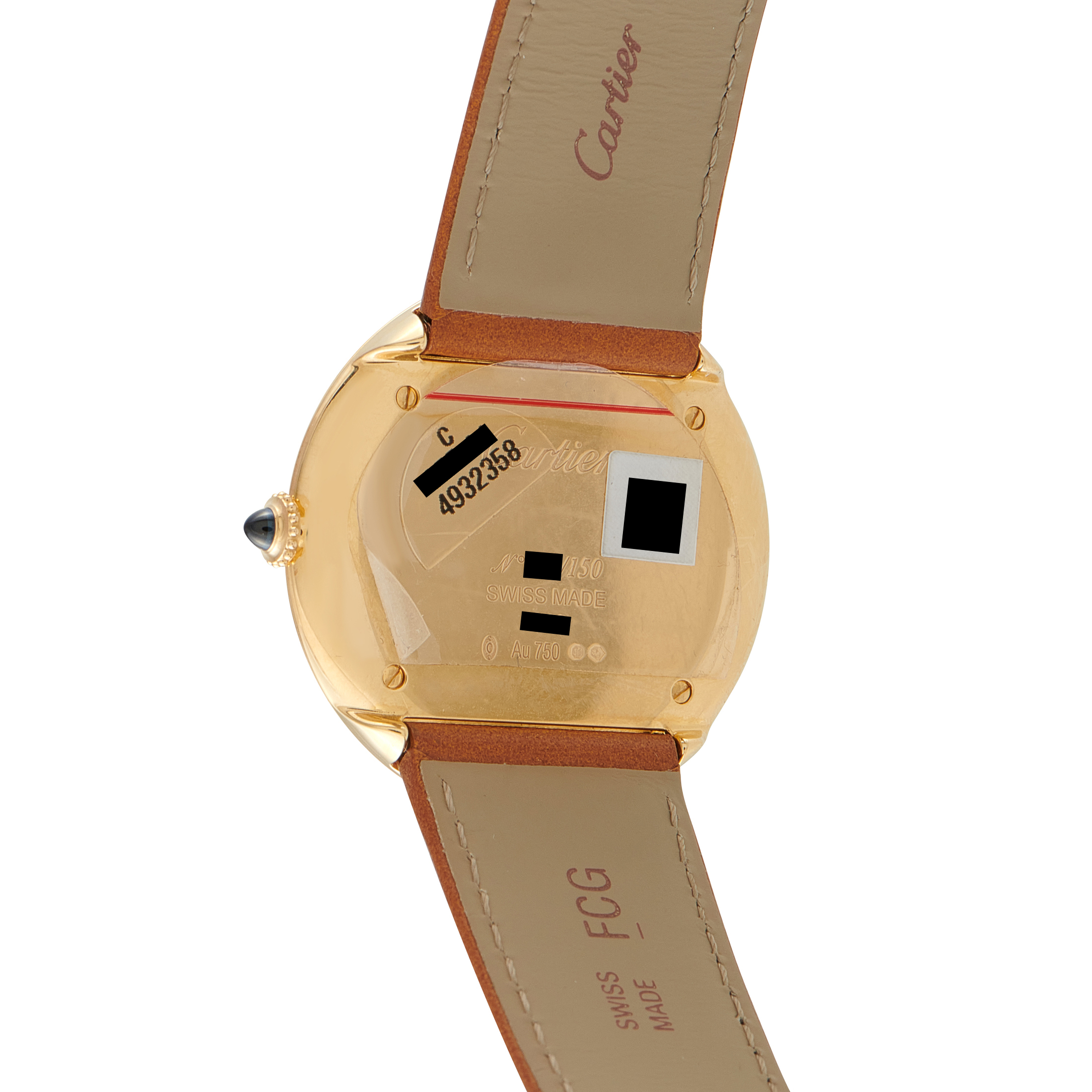 Cartier Pebble-Shaped Yellow Gold Limited Edition Watch CRWGPB0003 - Image 3