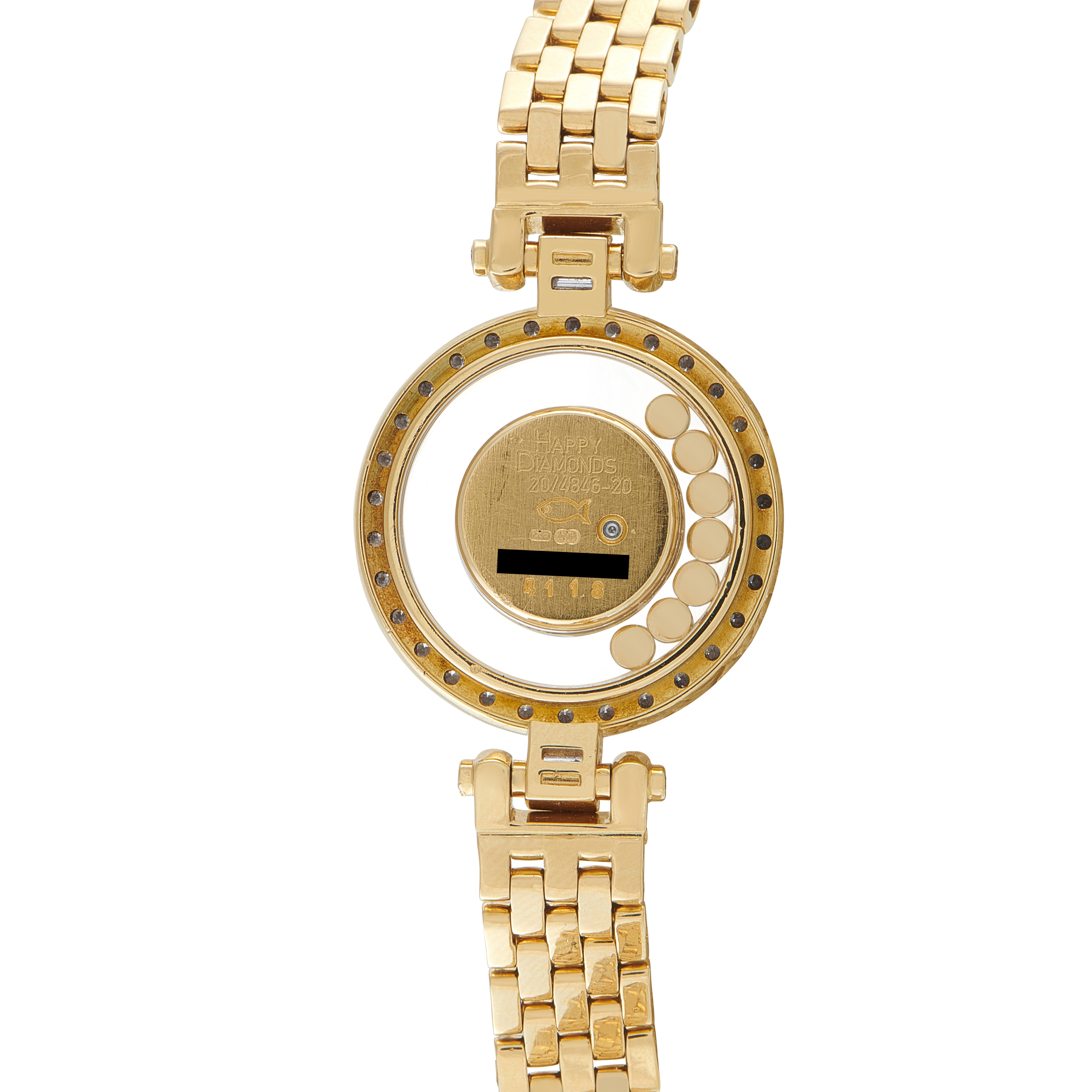 Chopard Happy Diamonds Yellow Gold Watch 4069 - Image 3