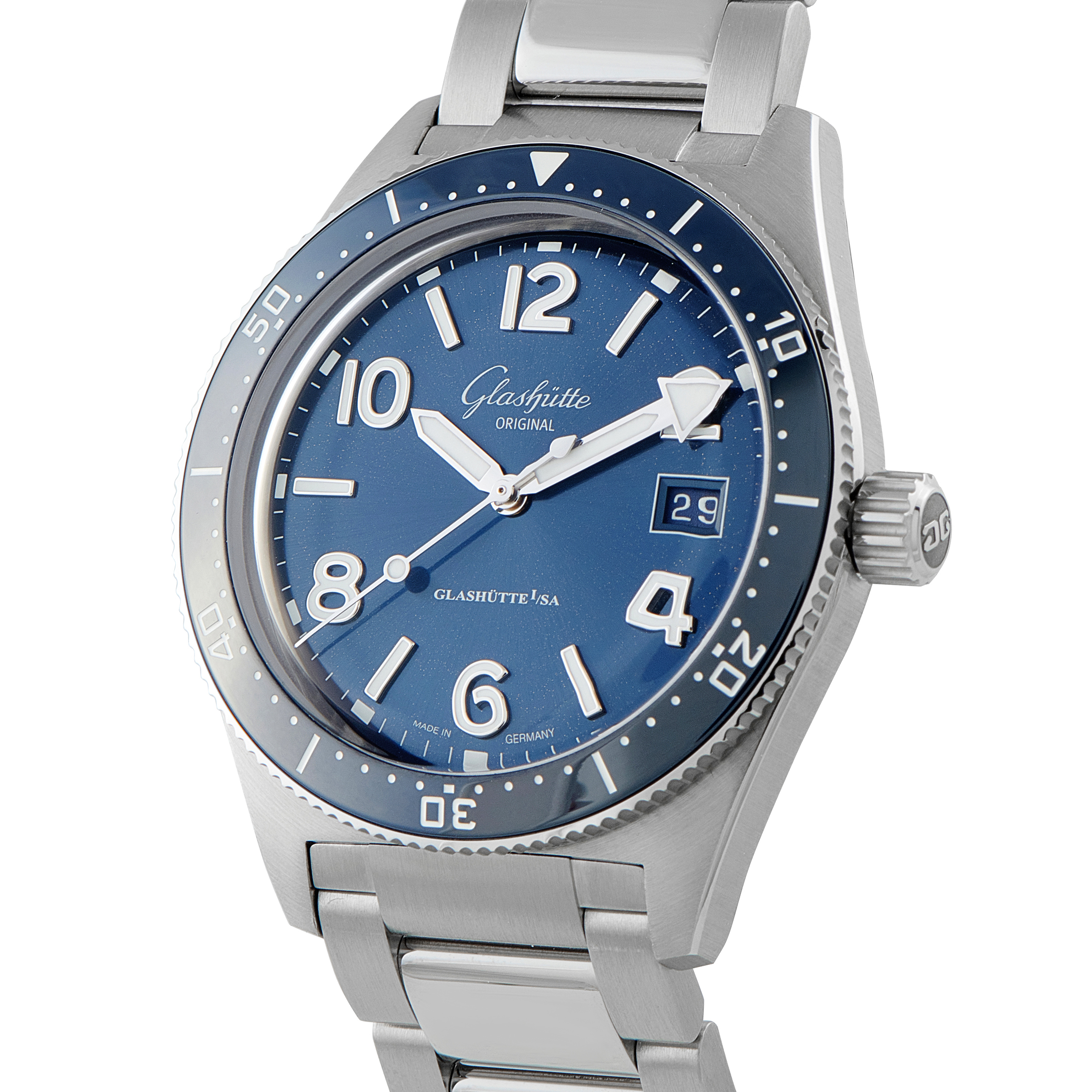 Glashutte Original SeaQ Steel Watch 1-39-11-09-81-70 - Image 2