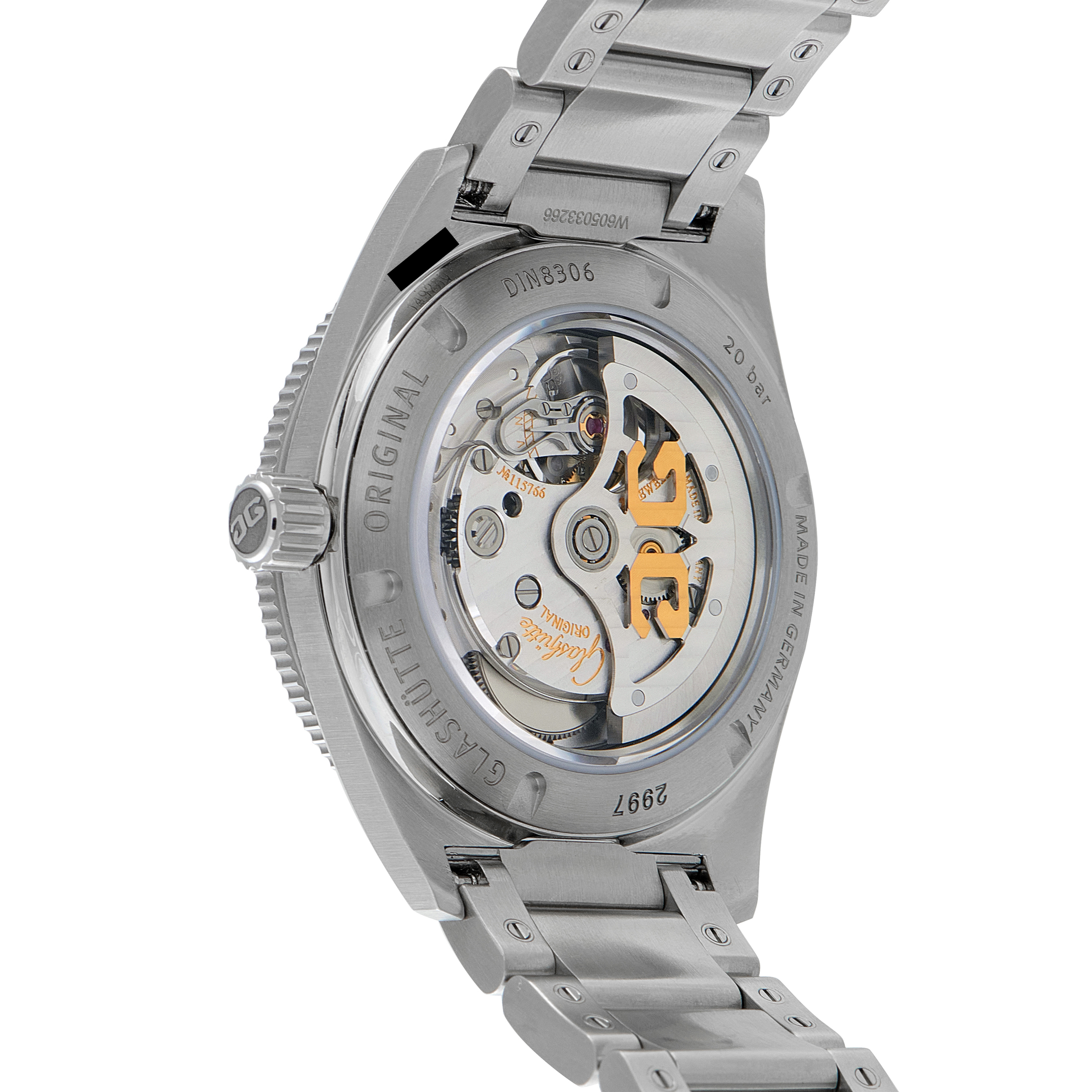 Glashutte Original SeaQ Steel Watch 1-39-11-09-81-70 - Image 3