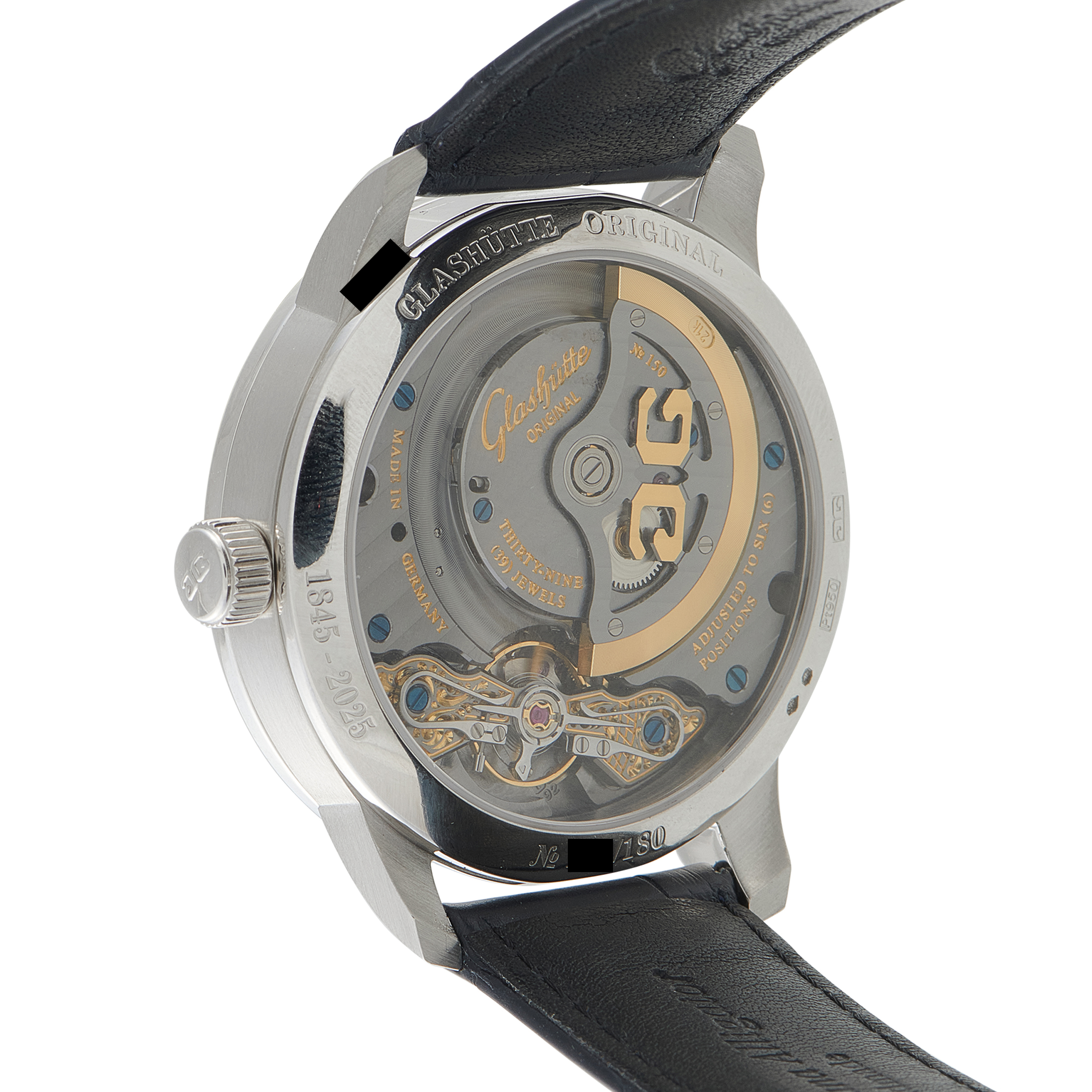 Glashutte Original PanoMaticLunar Platinum Limited Edition Watch W19214010361 - Image 3