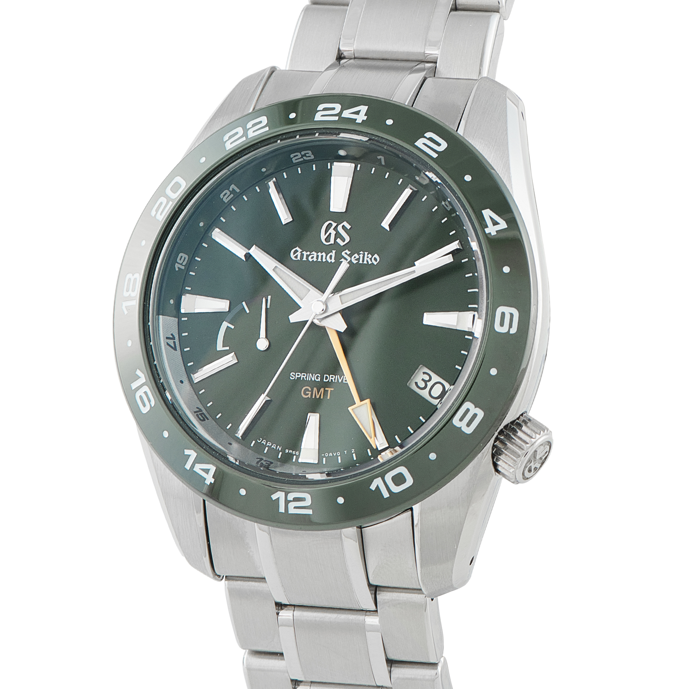 Grand Seiko Moss GMT Steel Watch SBGE257 - Image 2