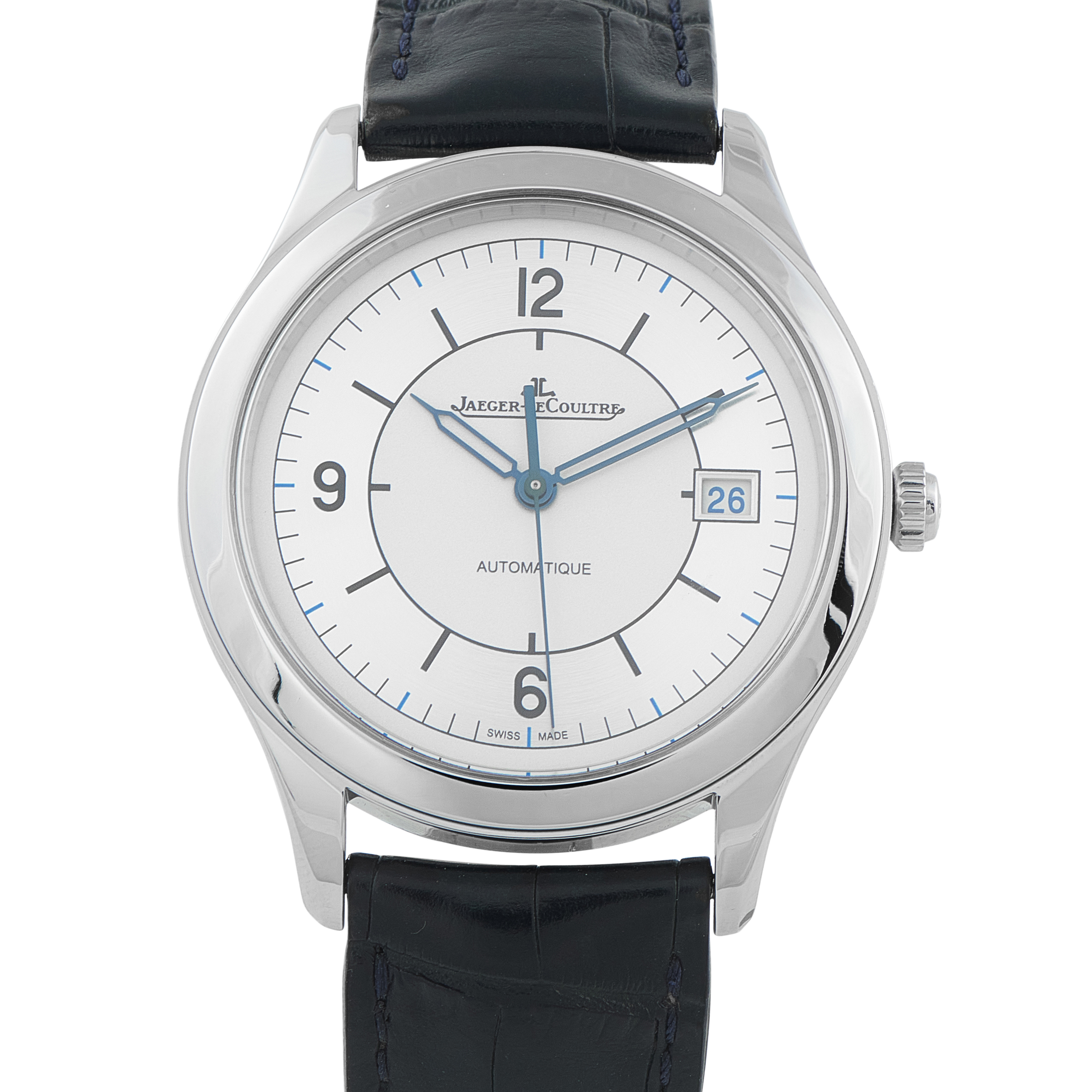 Jaeger-LeCoultre Master Control Date "Sector Dial" Steel Watch Q1548530