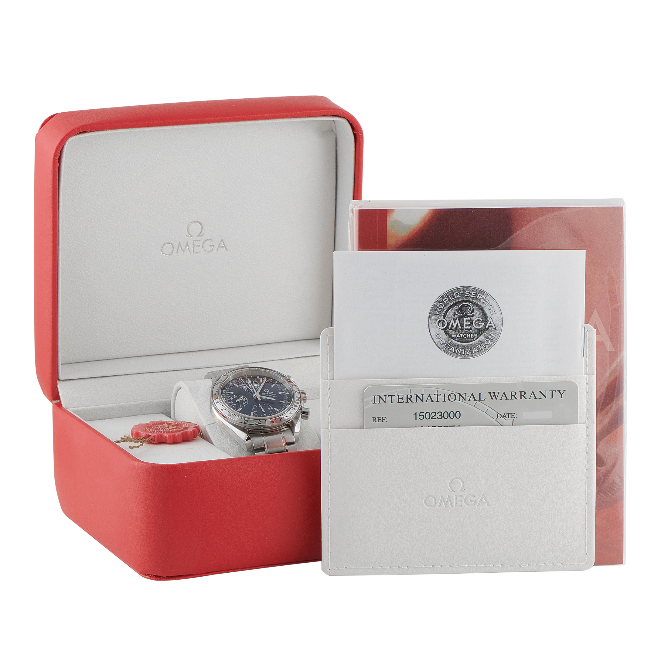 Omega Speedmaster Day-Date Blue Dial Steel Watch 3523.80.00 - Image 5