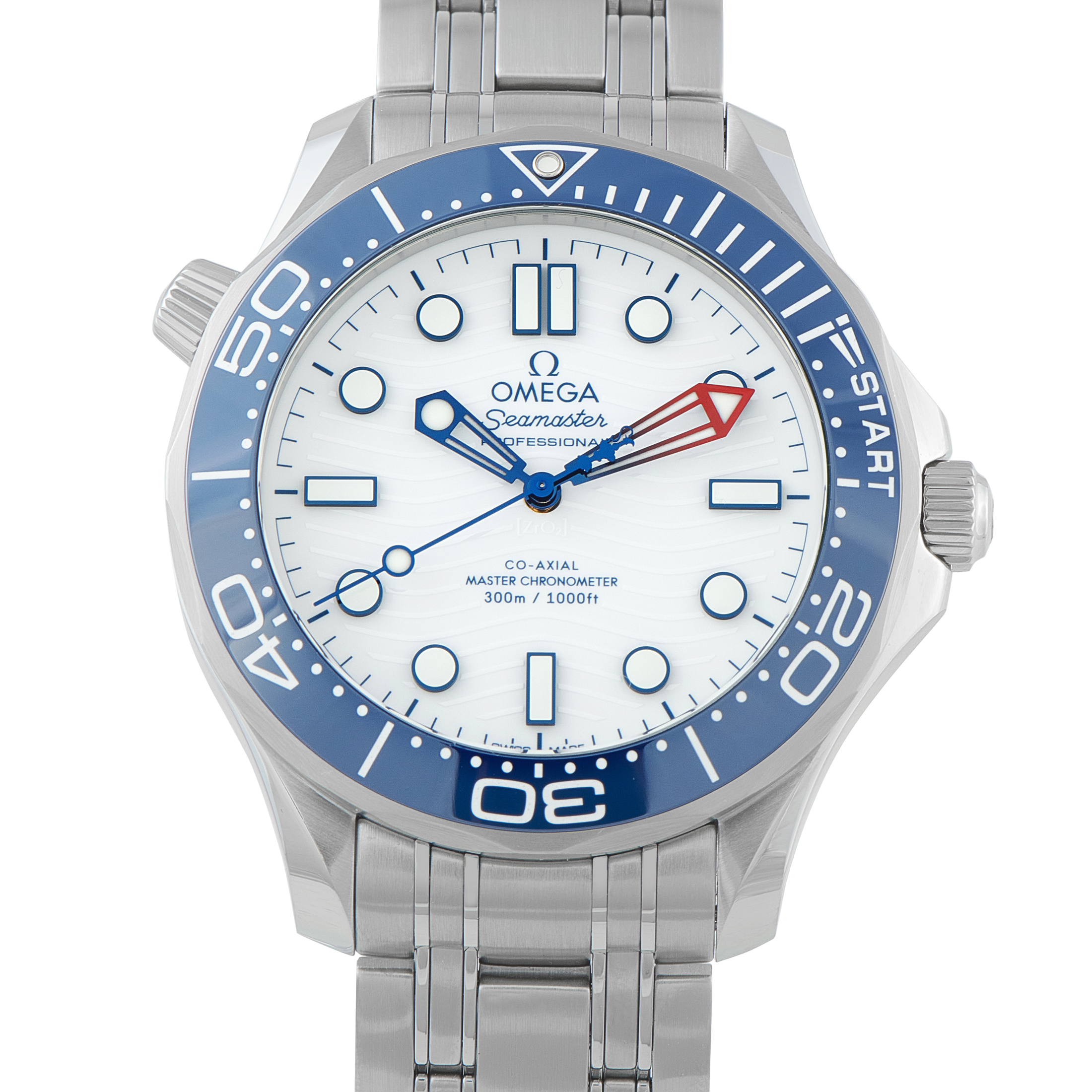 Omega Seamaster Diver 300M America's Cup Steel Watch 210.32.42.20.04.002