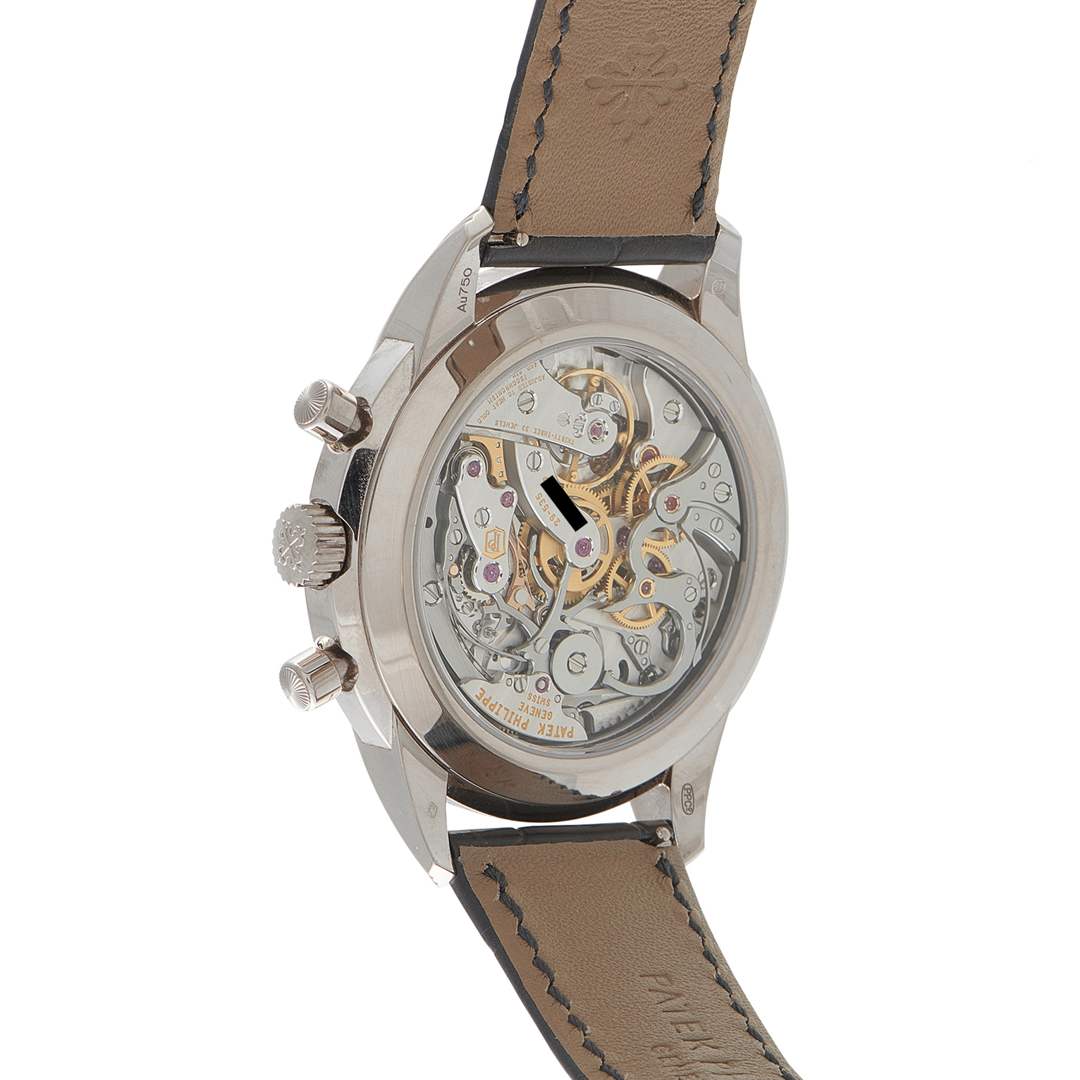 Patek Philippe Complications Chronograph Salmon Dial White Gold Watch 5172G-010 - Image 3